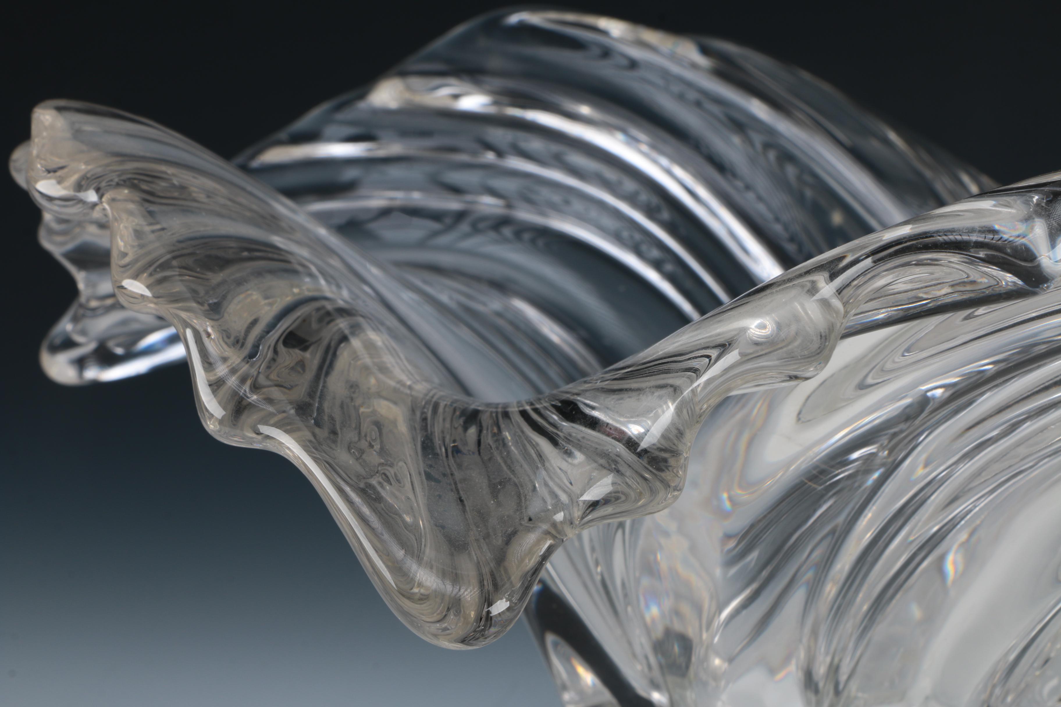 Mikasa Swirl Design Crystal Bowl