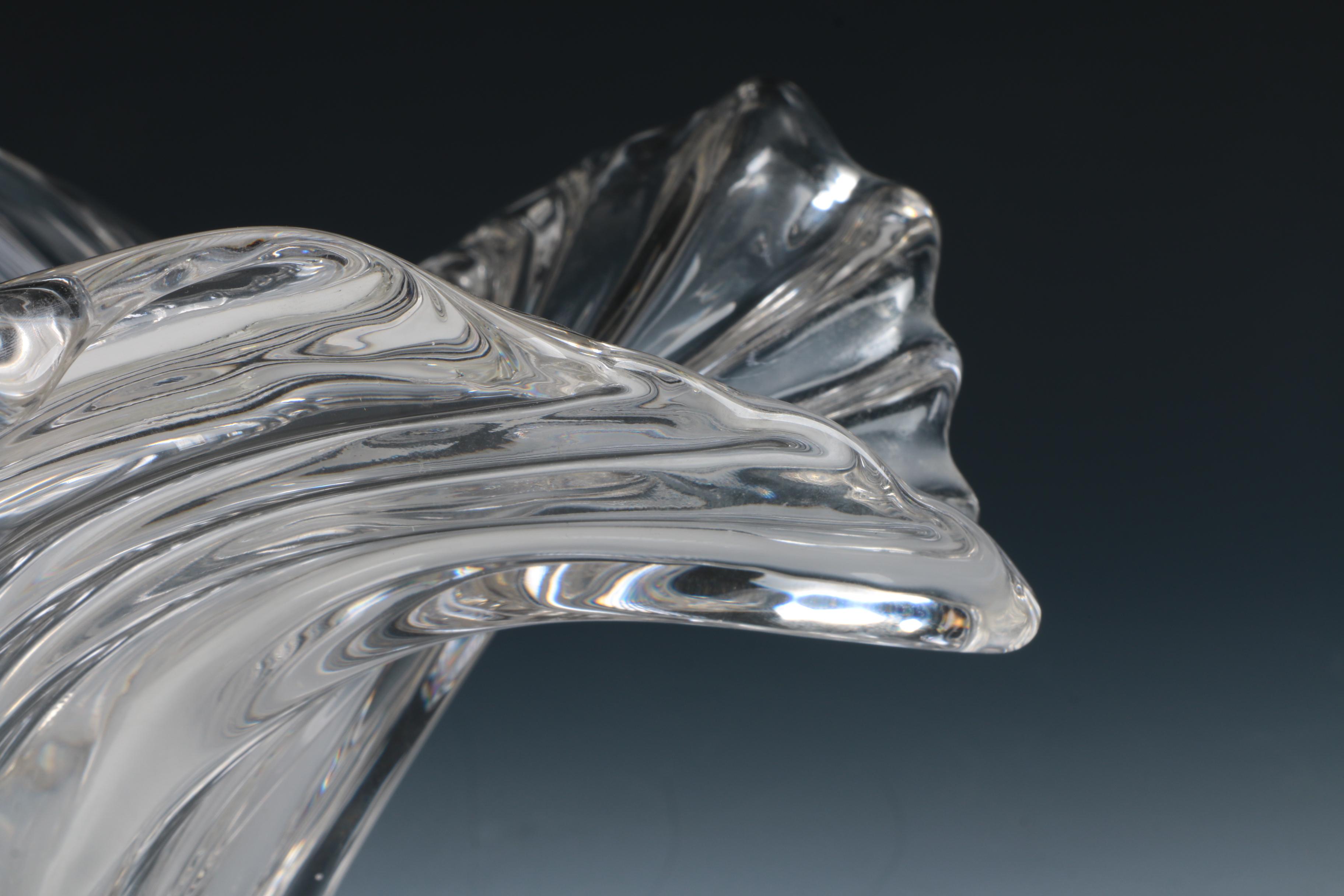 Mikasa Swirl Design Crystal Bowl