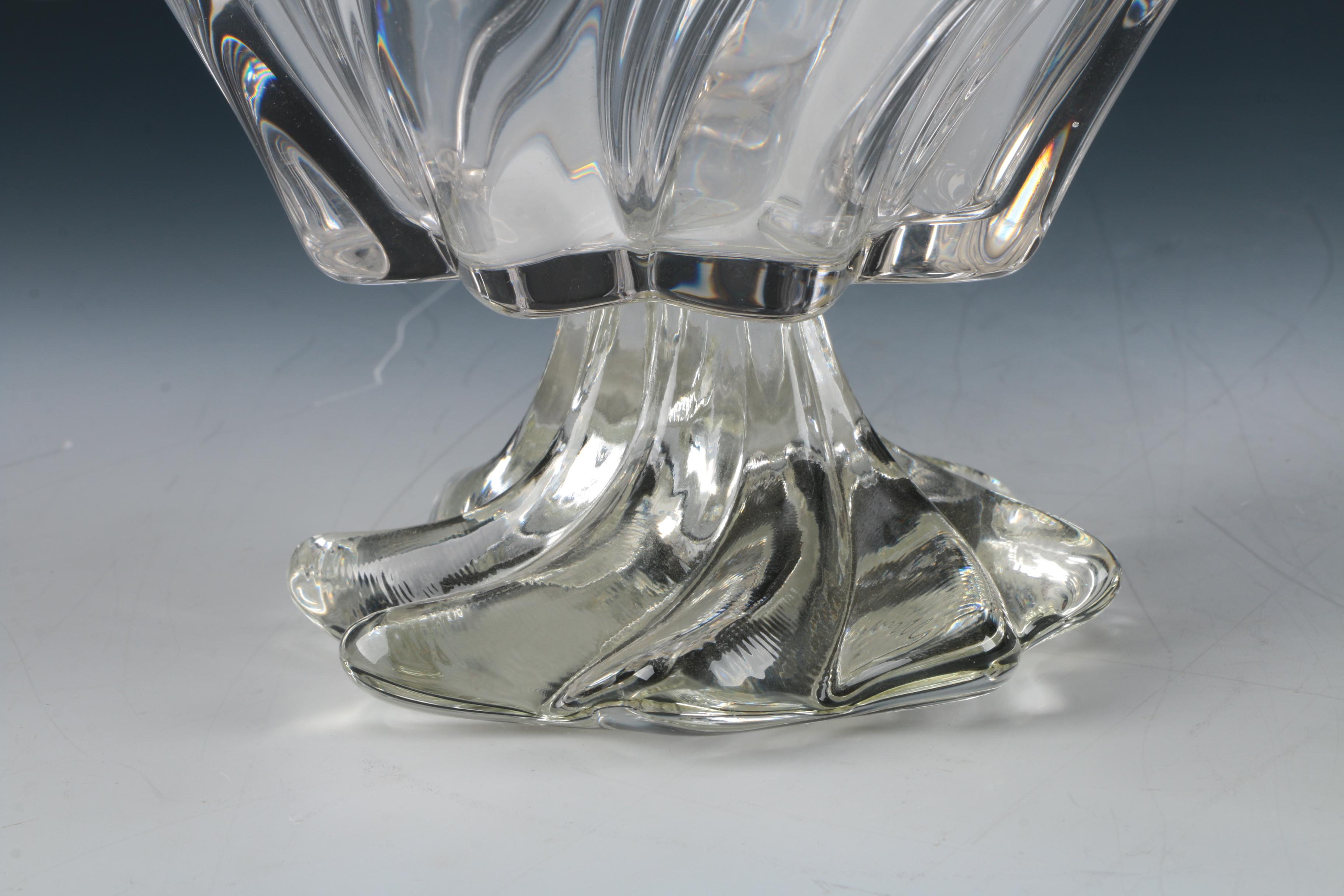Mikasa Swirl Design Crystal Bowl