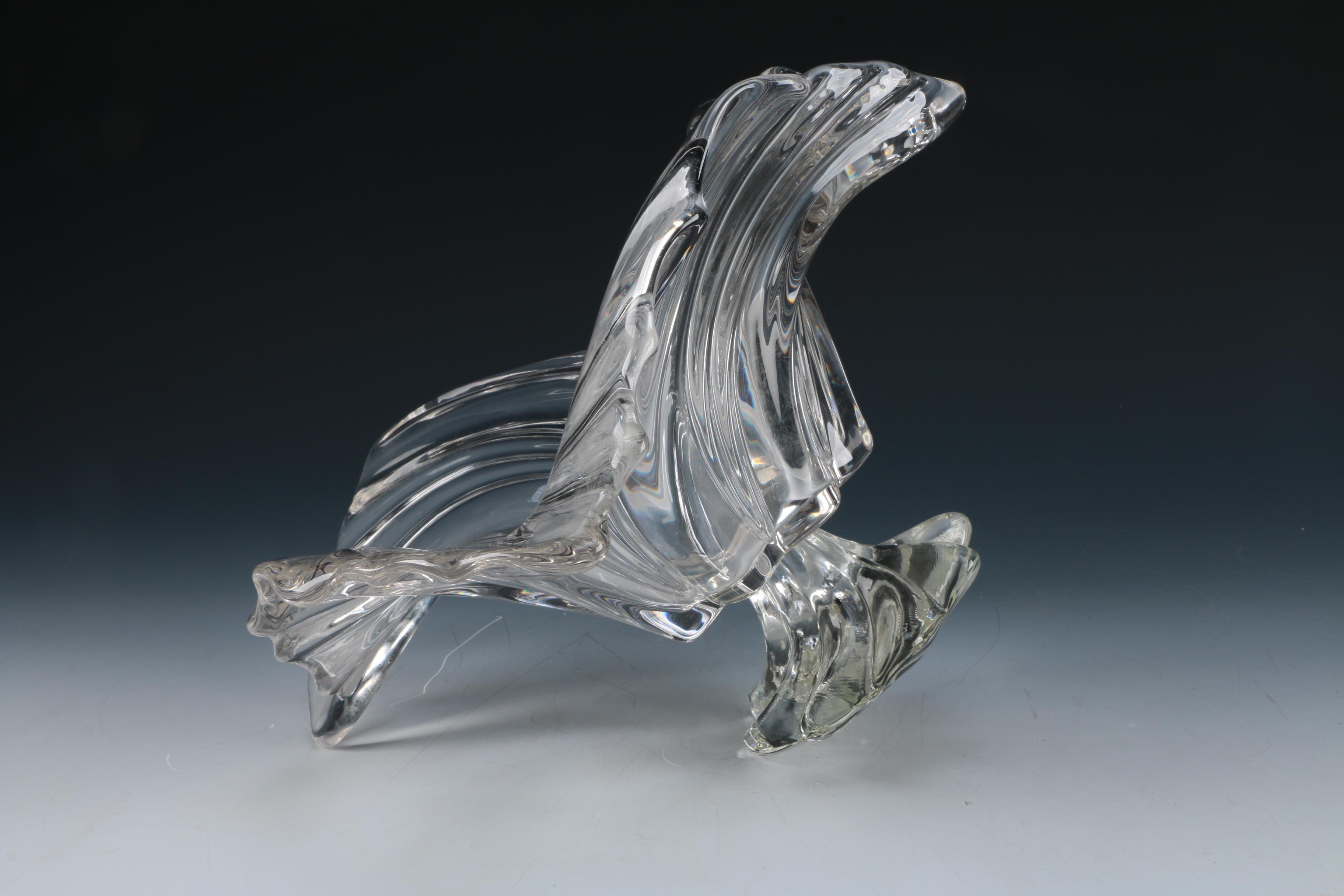 Mikasa Swirl Design Crystal Bowl