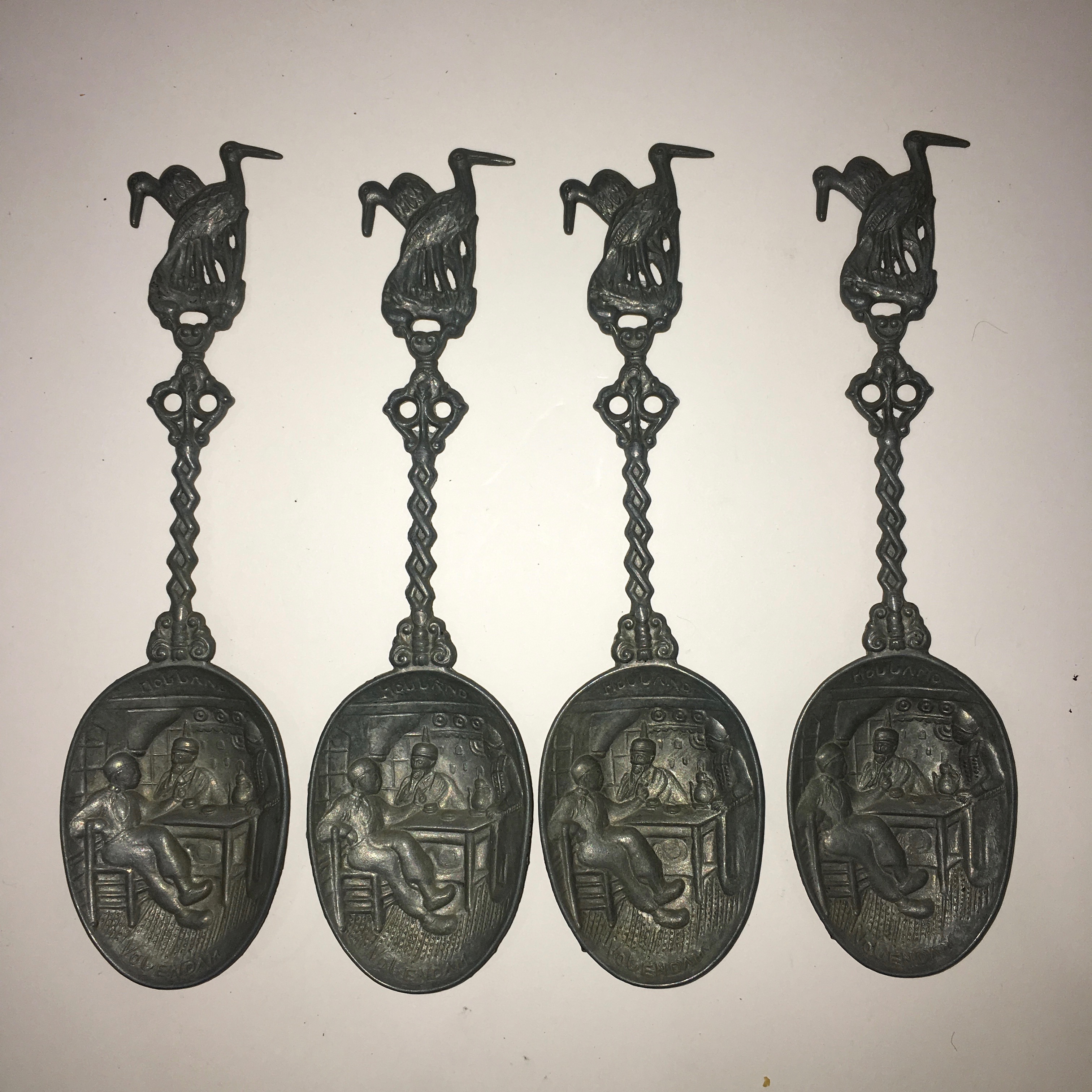 Collection of Burgess & Leigh Dessert Plates and Vintage Kitchenalia