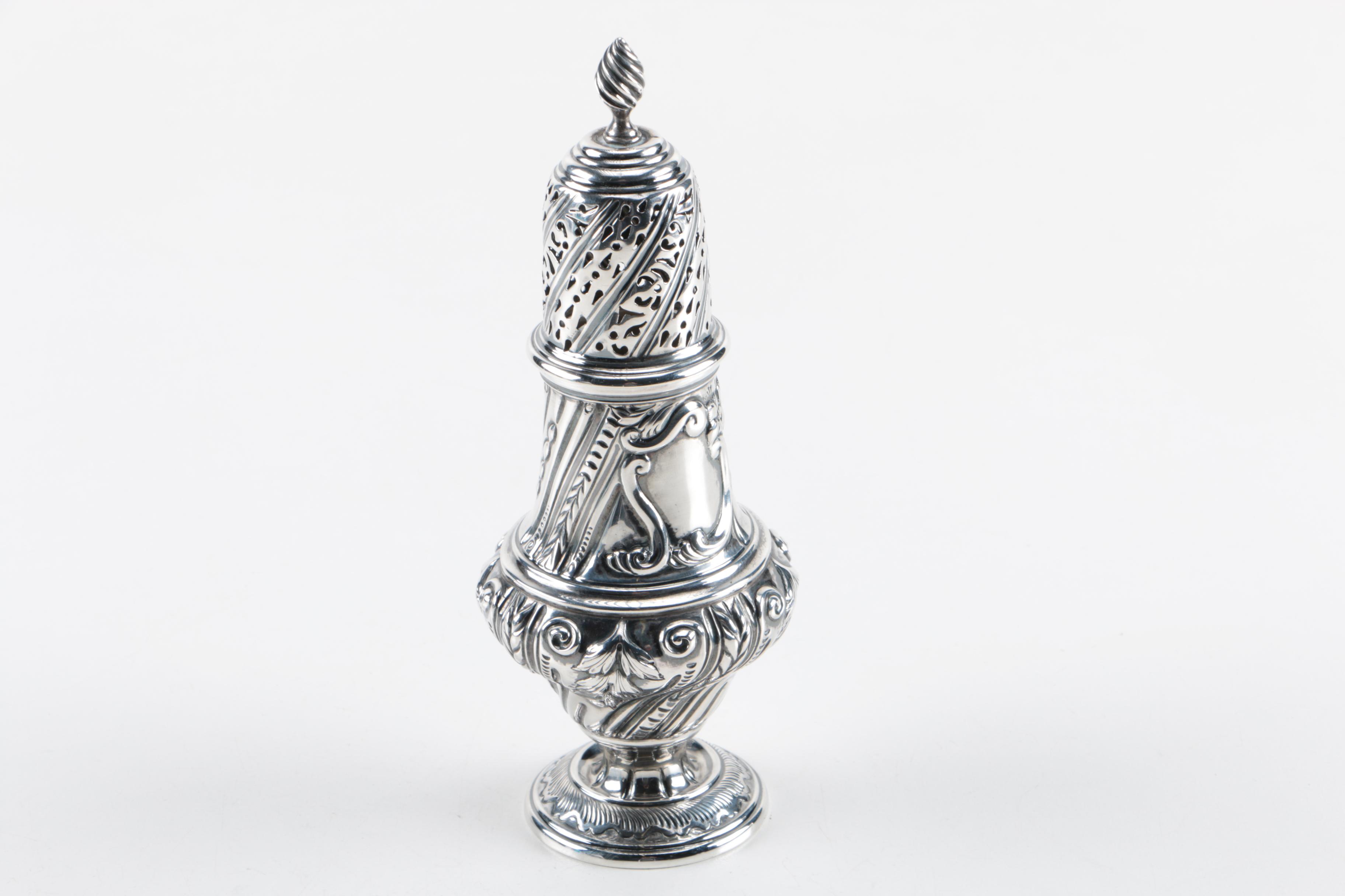 Thomas Bradbury & Sons Sterling Silver Sugar Caster 1915