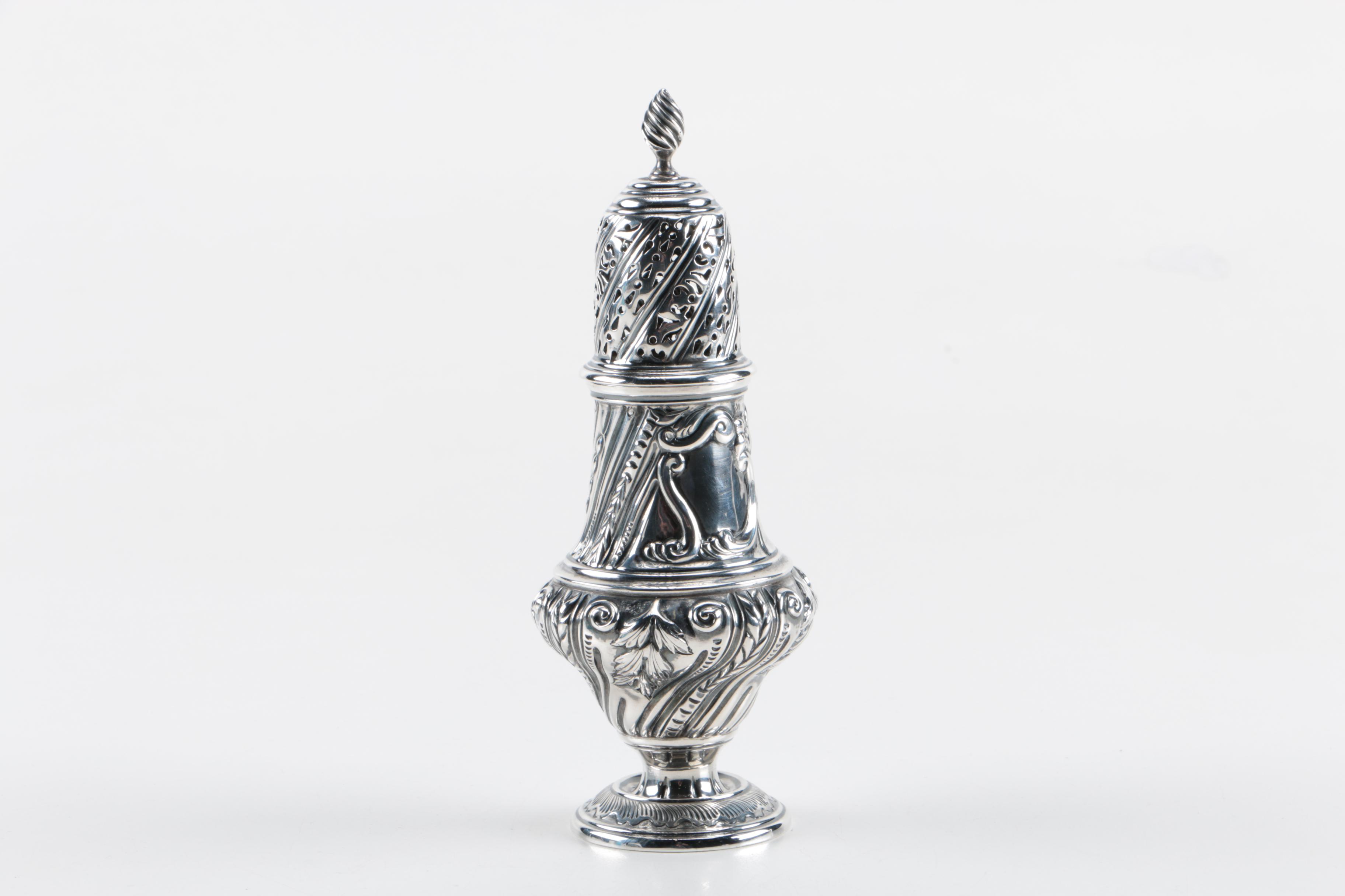Thomas Bradbury & Sons Sterling Silver Sugar Caster 1915