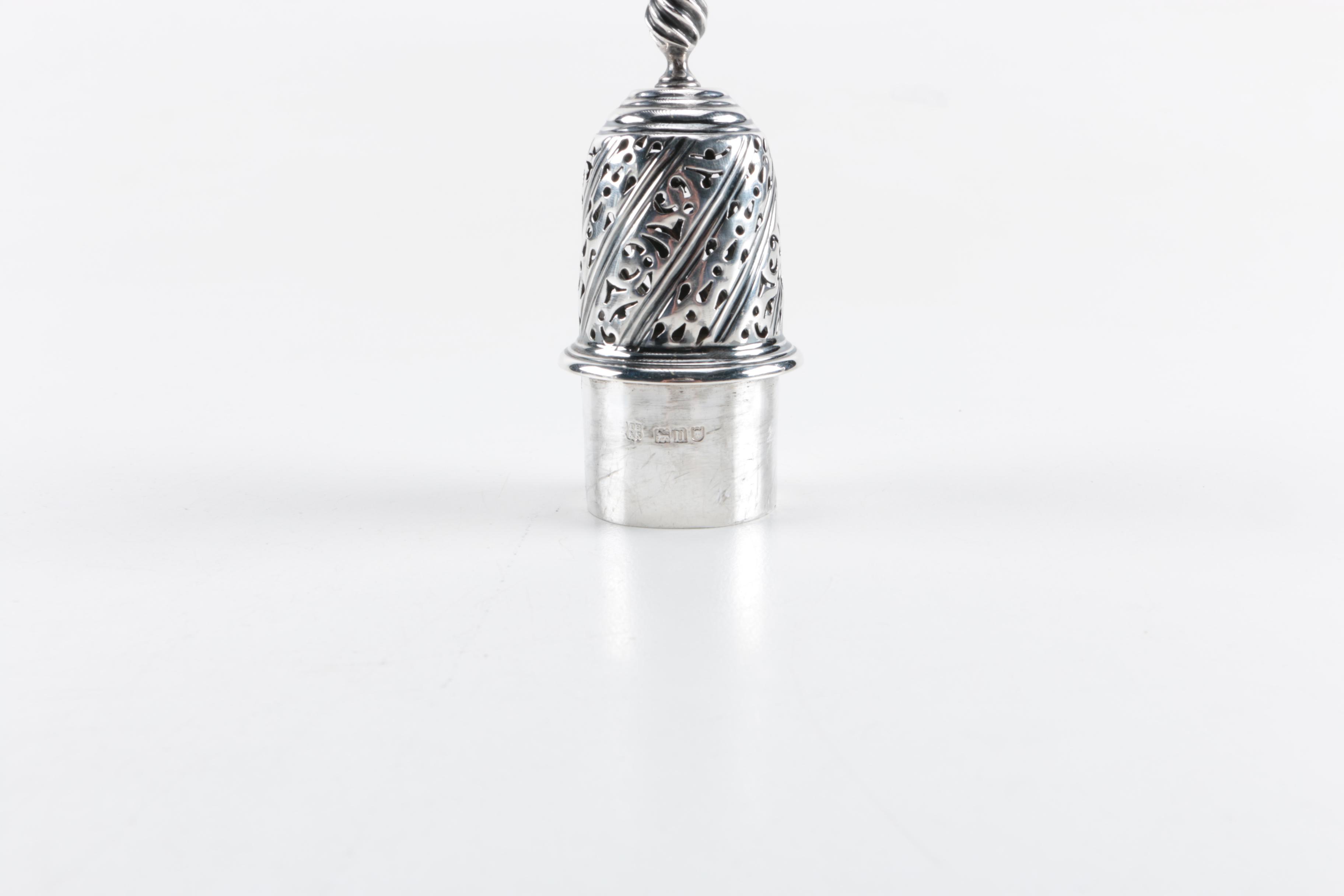 Thomas Bradbury & Sons Sterling Silver Sugar Caster 1915