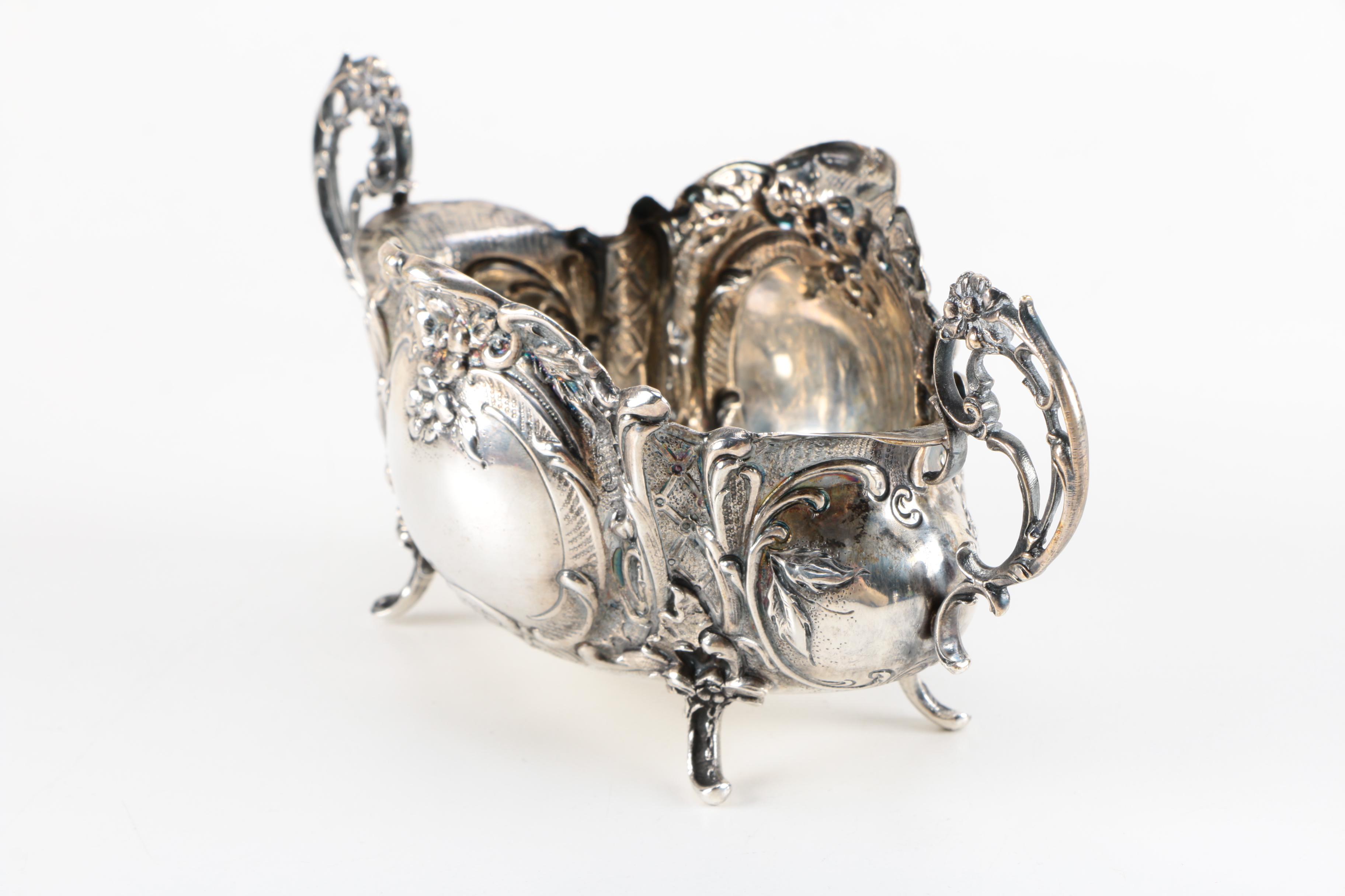 Vintage German 800 Silver Handled Bowl