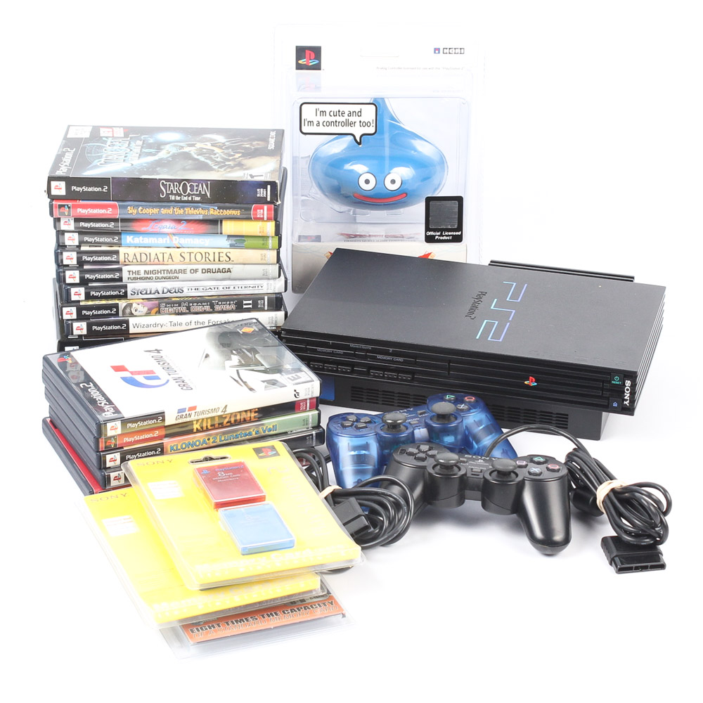 Playstation 2 Console, Games and Accessories