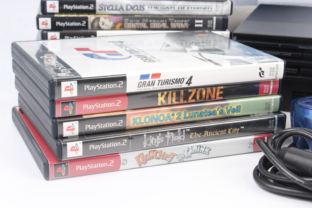 Playstation 2 Console, Games and Accessories