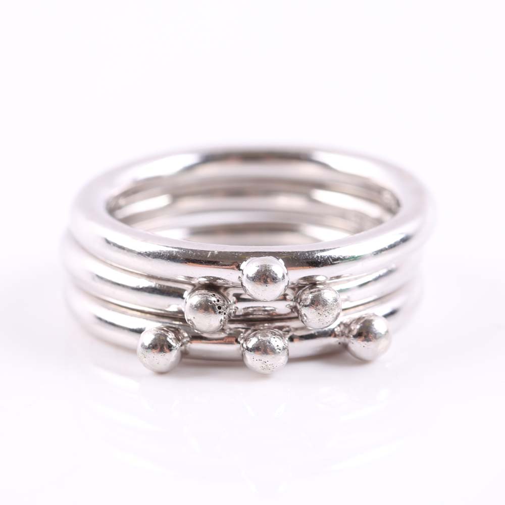 Sterling Silver Stack Rings