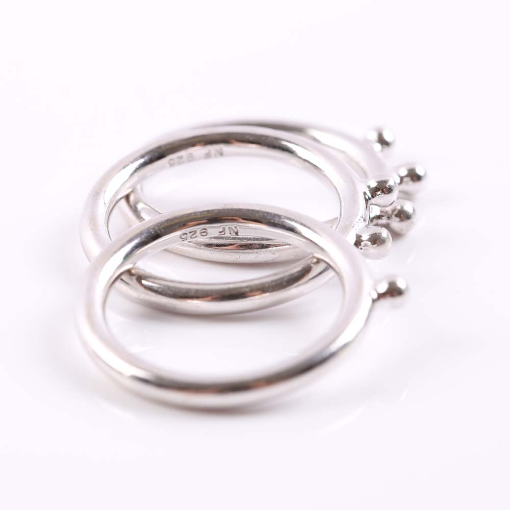 Sterling Silver Stack Rings