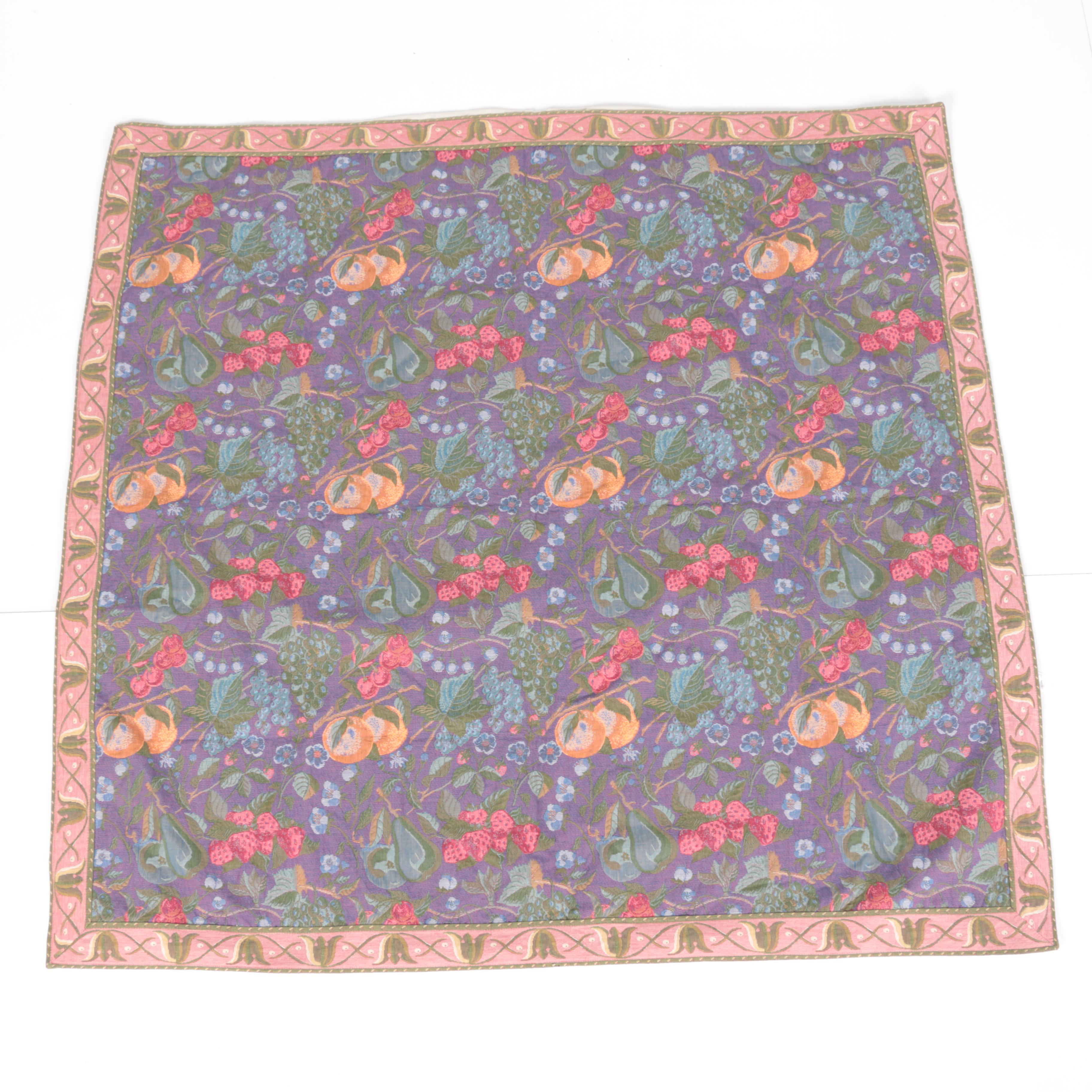 "Ambiences de France" Fruit and Floral Tapestry