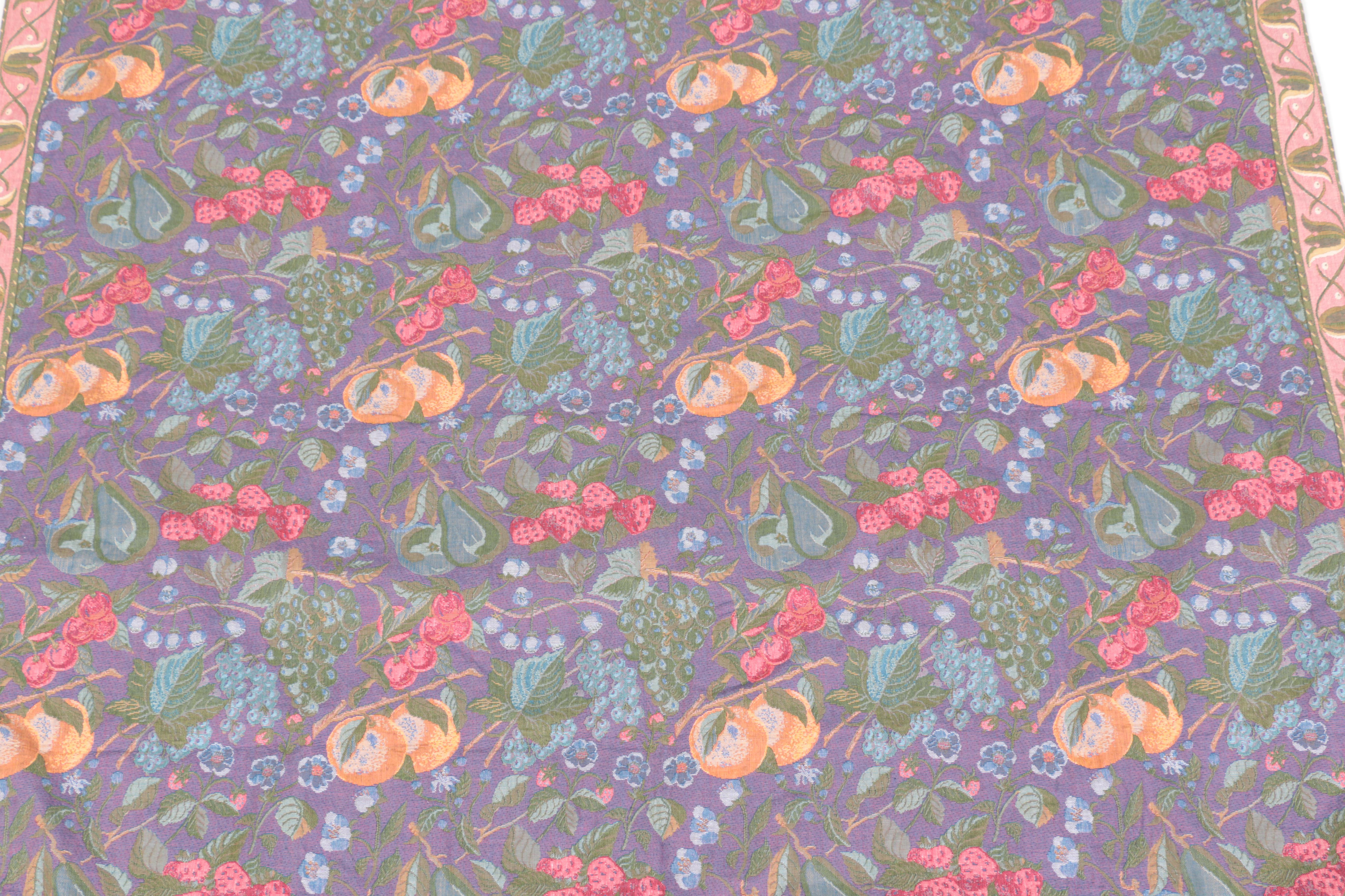 "Ambiences de France" Fruit and Floral Tapestry