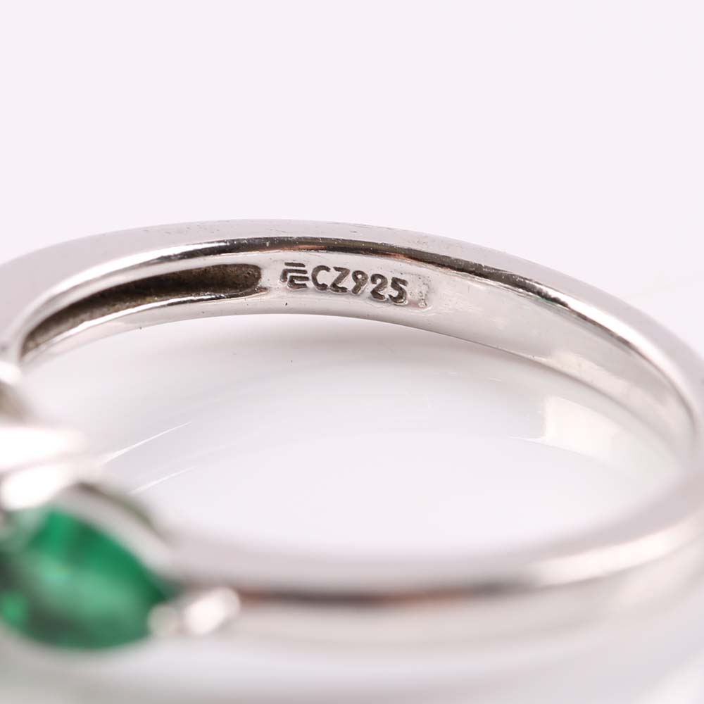 Sterling Silver Cubic Zirconia Ring