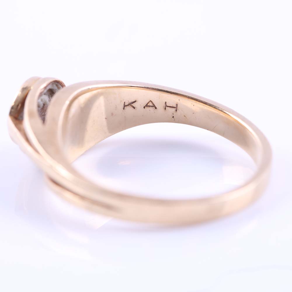 10K Yellow Gold Purdue University Class Ring