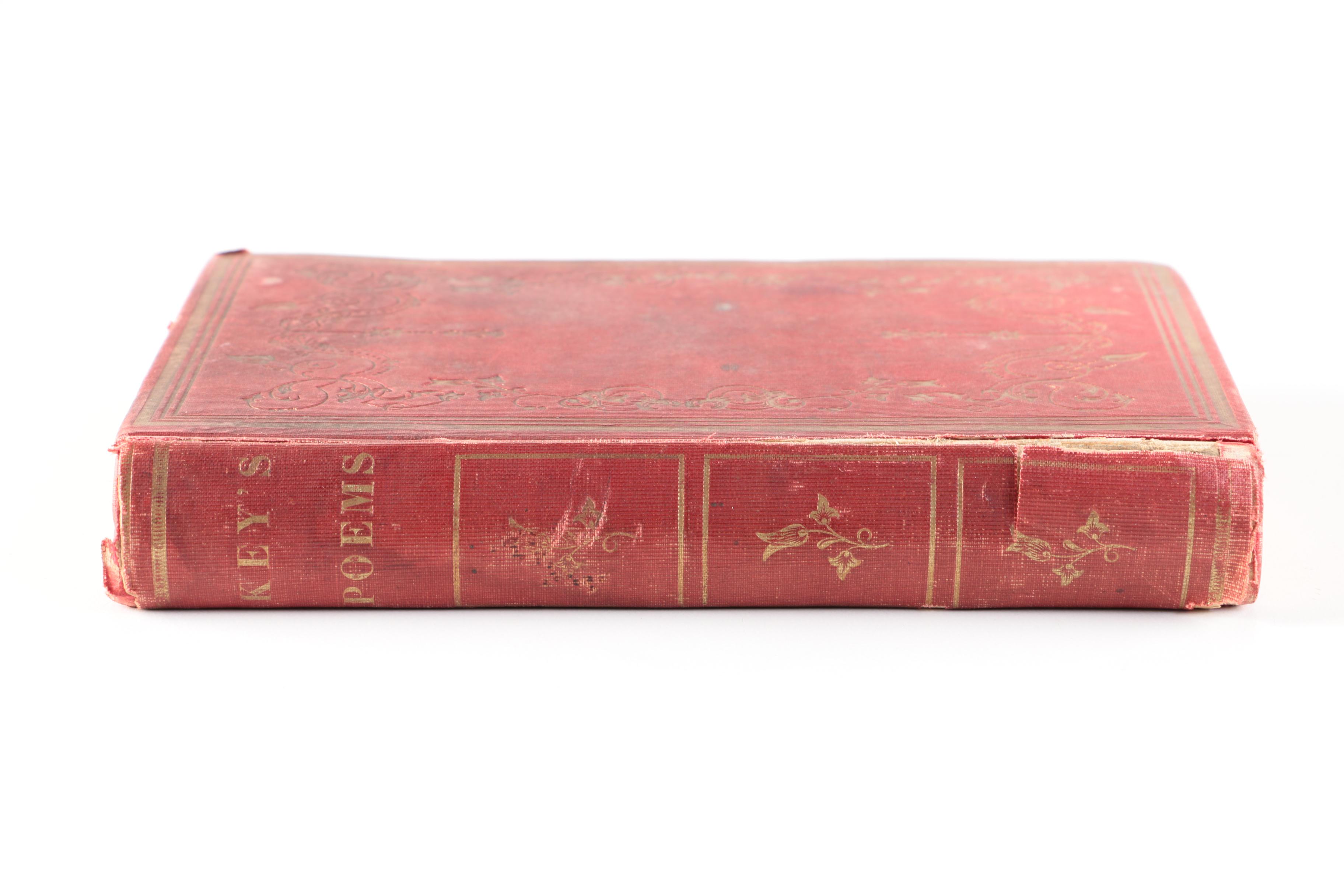 1857 "Poems of the Late Francis S. Key, Esq." Introduced by Chief Justice Taney