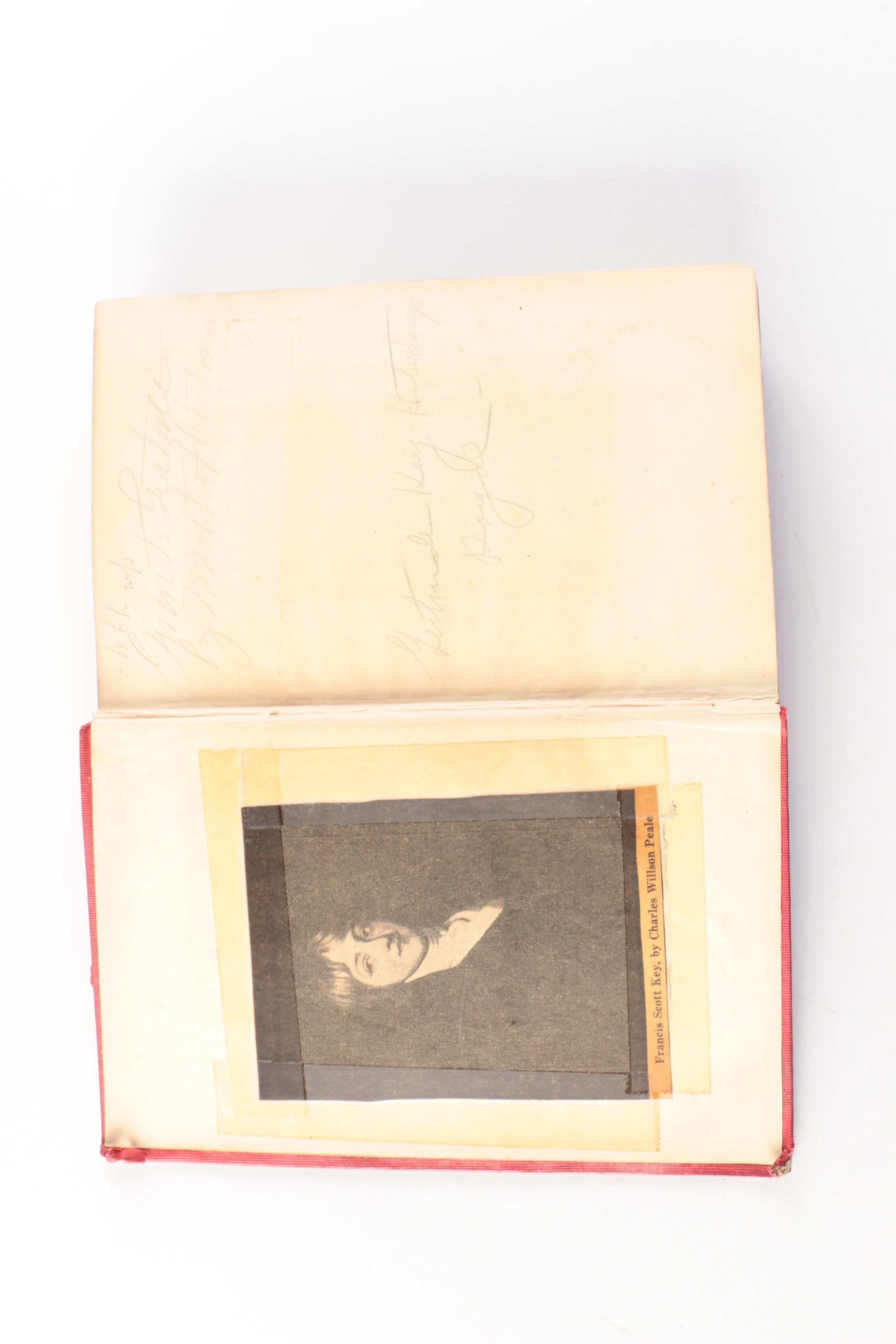 1857 "Poems of the Late Francis S. Key, Esq." Introduced by Chief Justice Taney