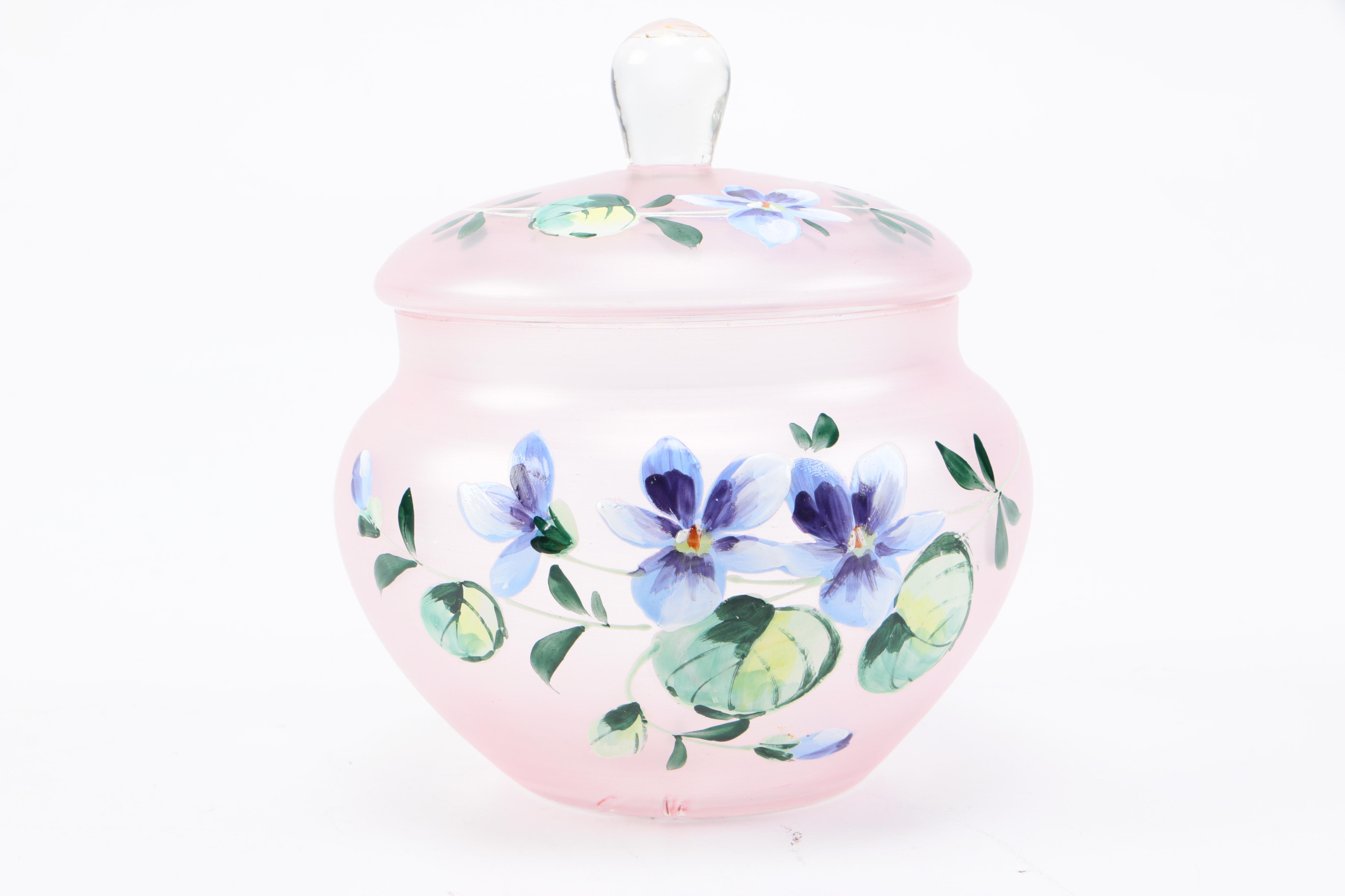 Crystal and Glass Lidded Bowls