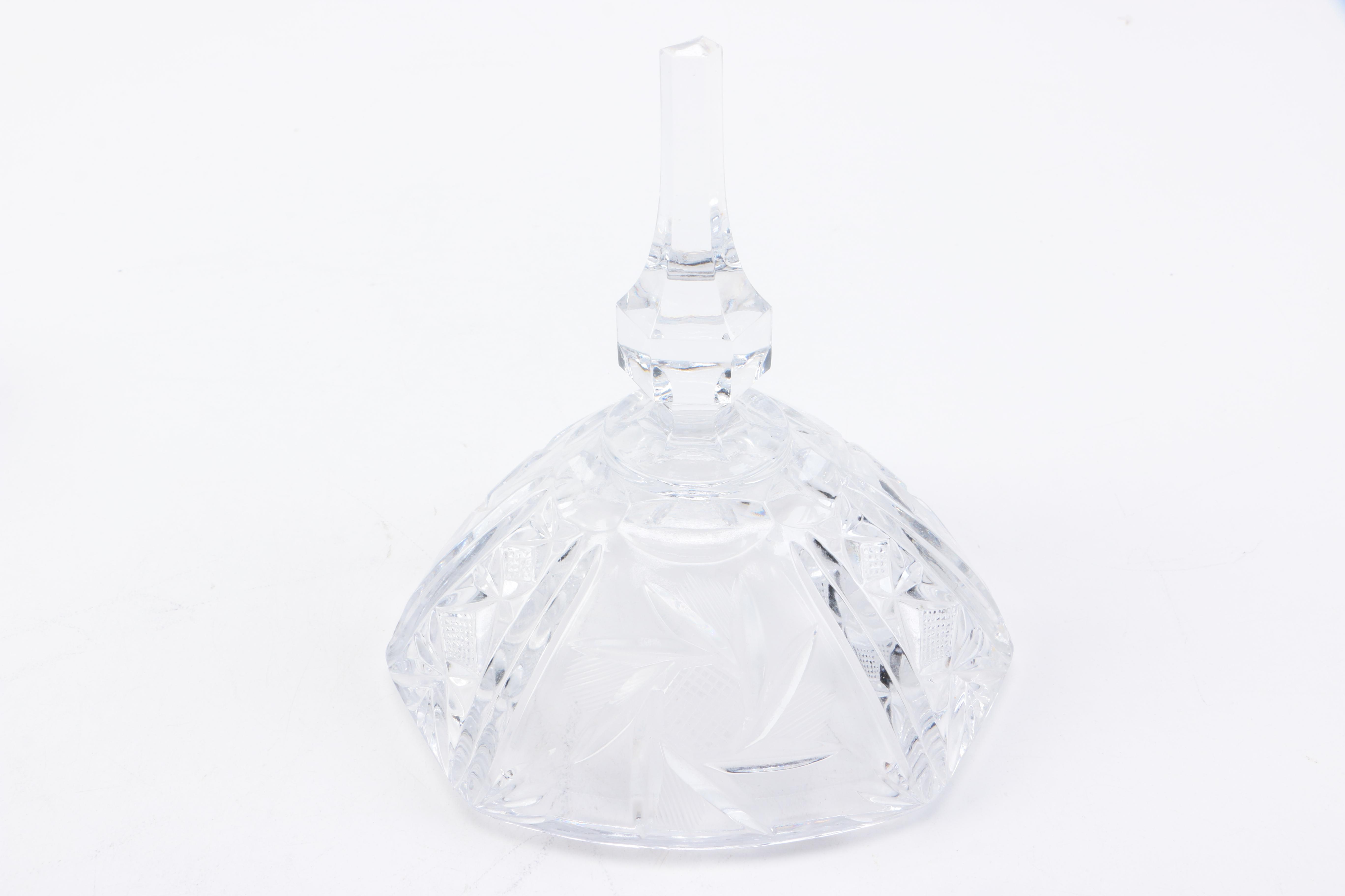 Crystal and Glass Lidded Bowls