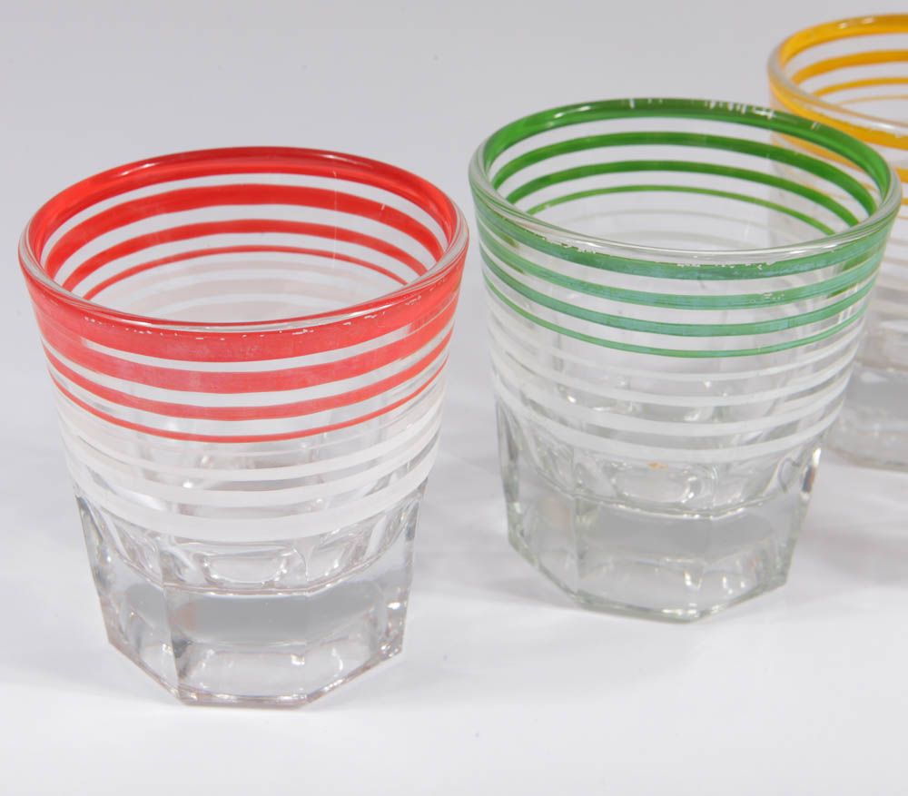 Assortment of Vintage Bar Glassware