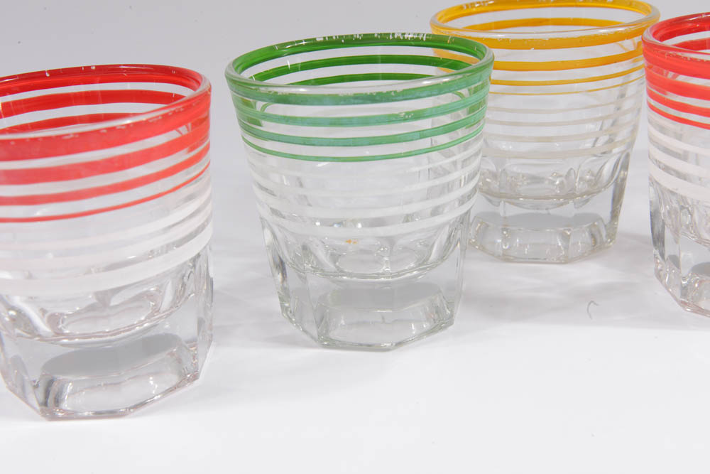 Assortment of Vintage Bar Glassware