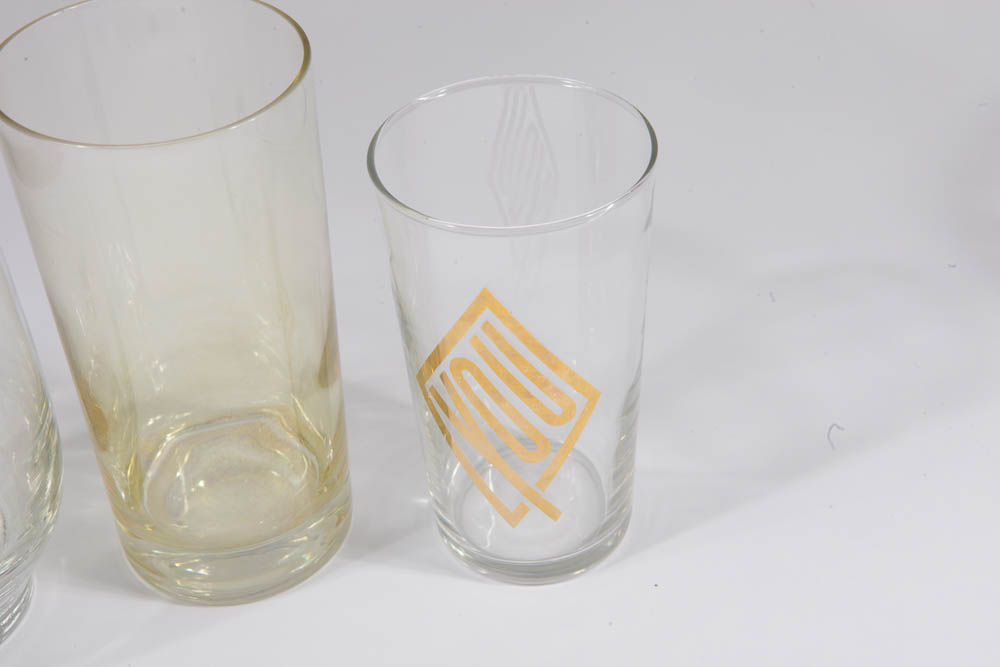 Assortment of Vintage Bar Glassware