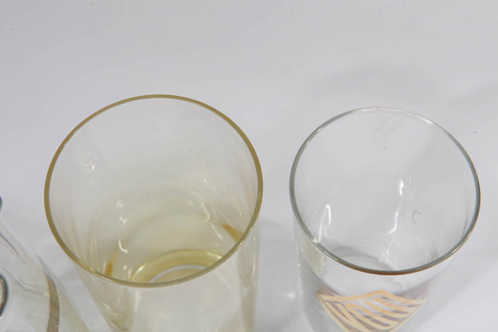 Assortment of Vintage Bar Glassware