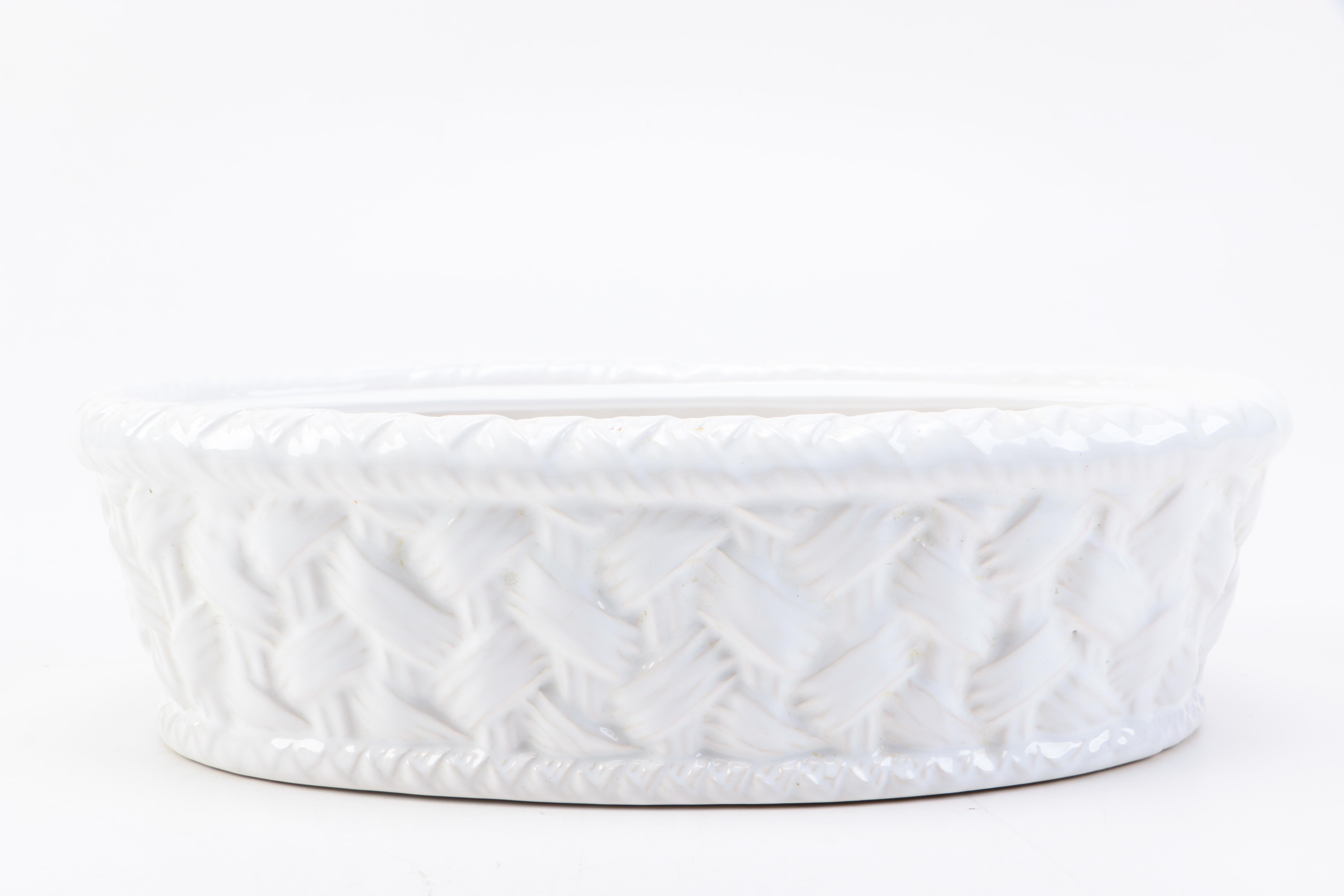 Ceramic Figural Fruit Bowl Lidded Dish