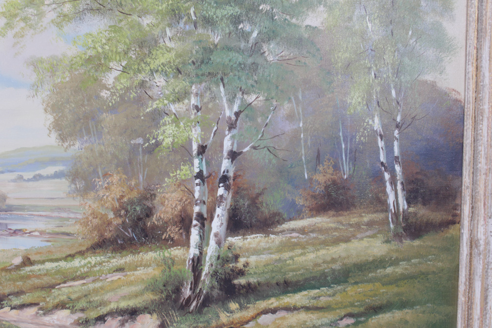 Emanuel Embler Original Oil Landscape Painting