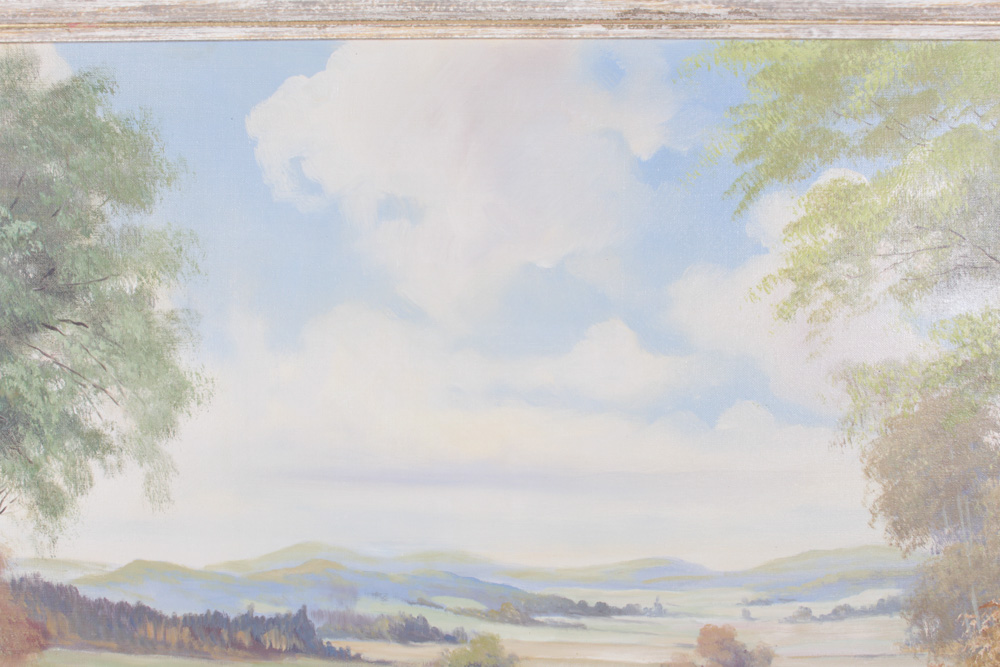 Emanuel Embler Original Oil Landscape Painting