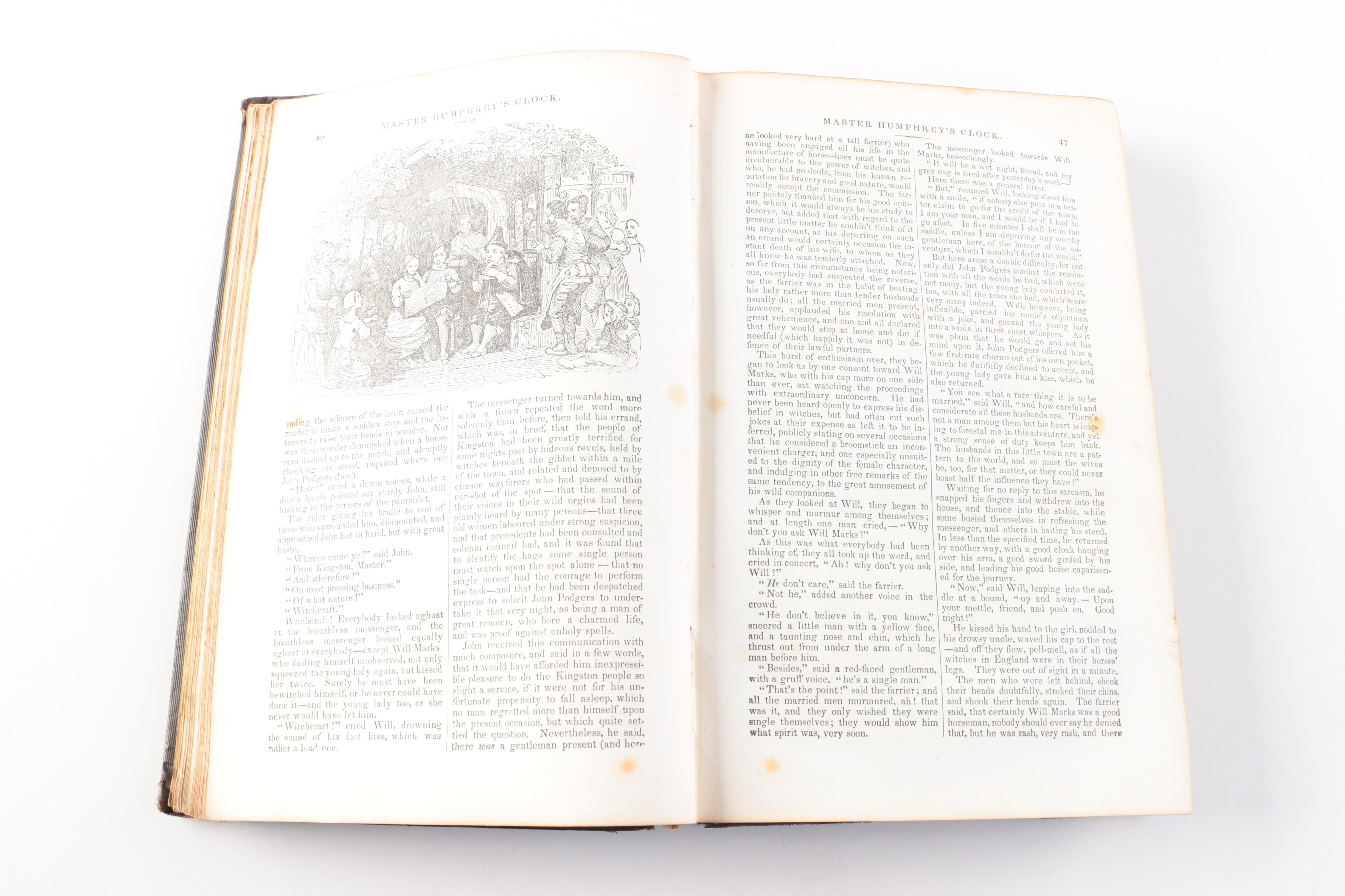 1850s American Edition "The Old Curiosity Shop" by Charles Dickens