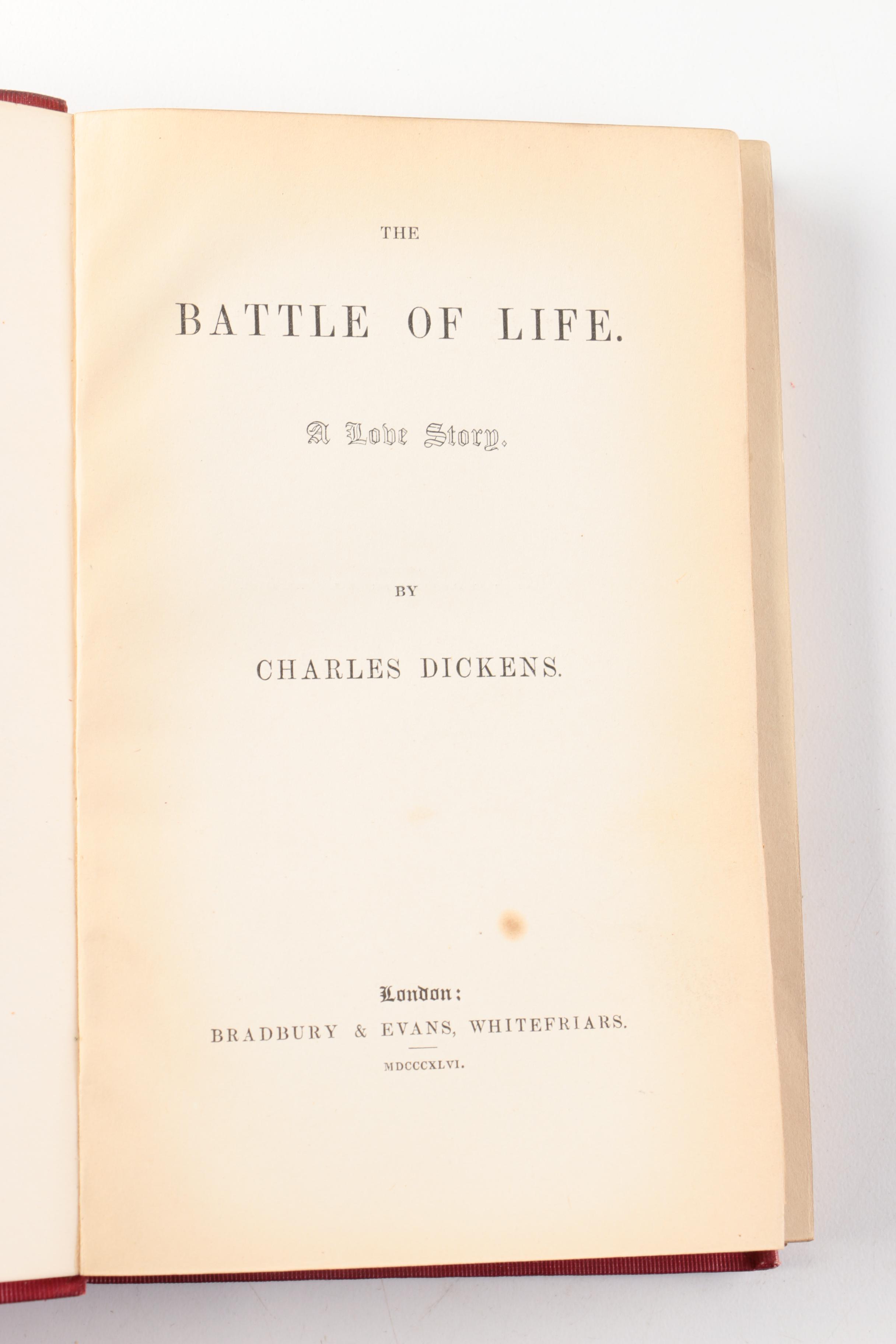 1846 First and Second Edition Charles Dickens Christmas Books