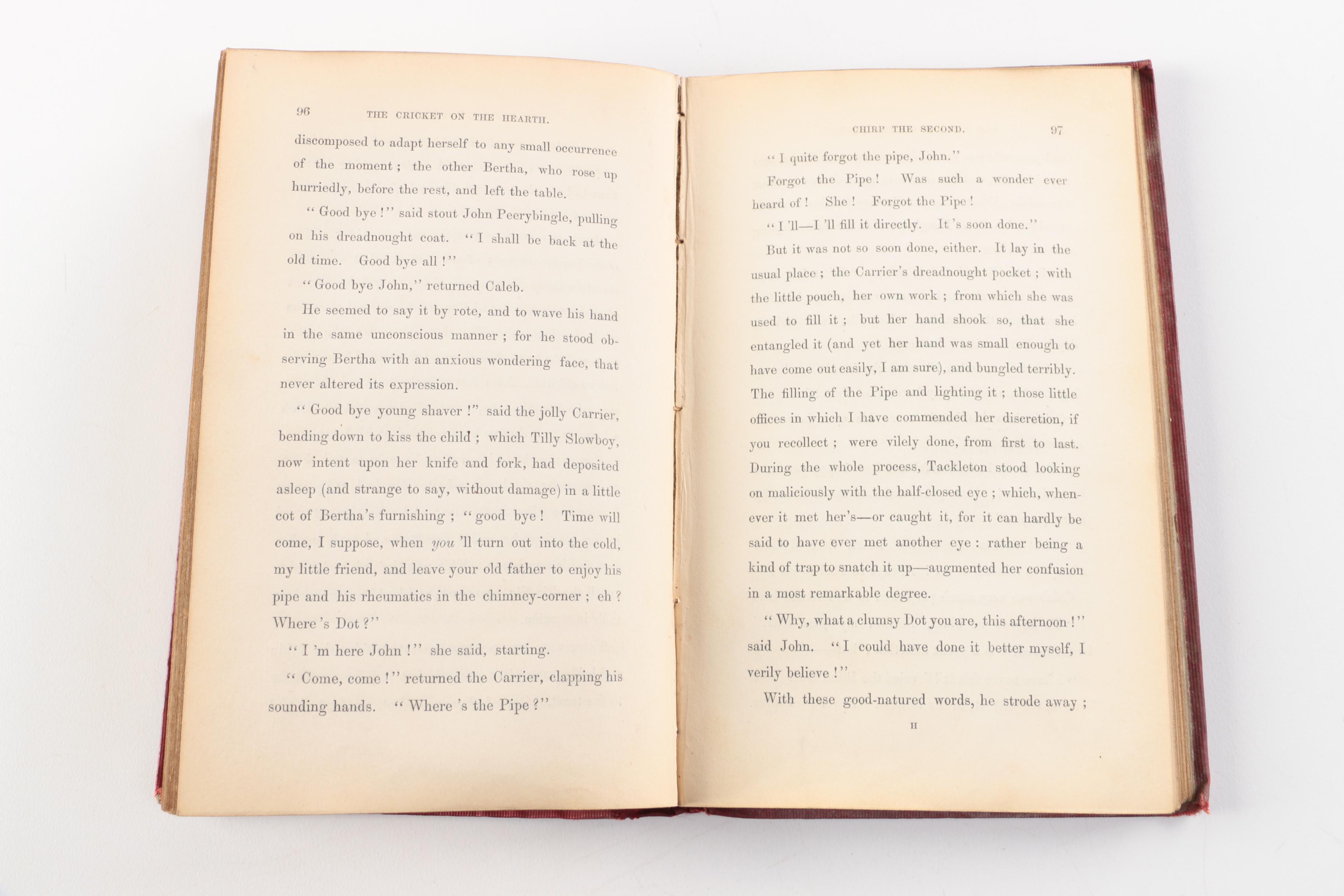 1846 First and Second Edition Charles Dickens Christmas Books