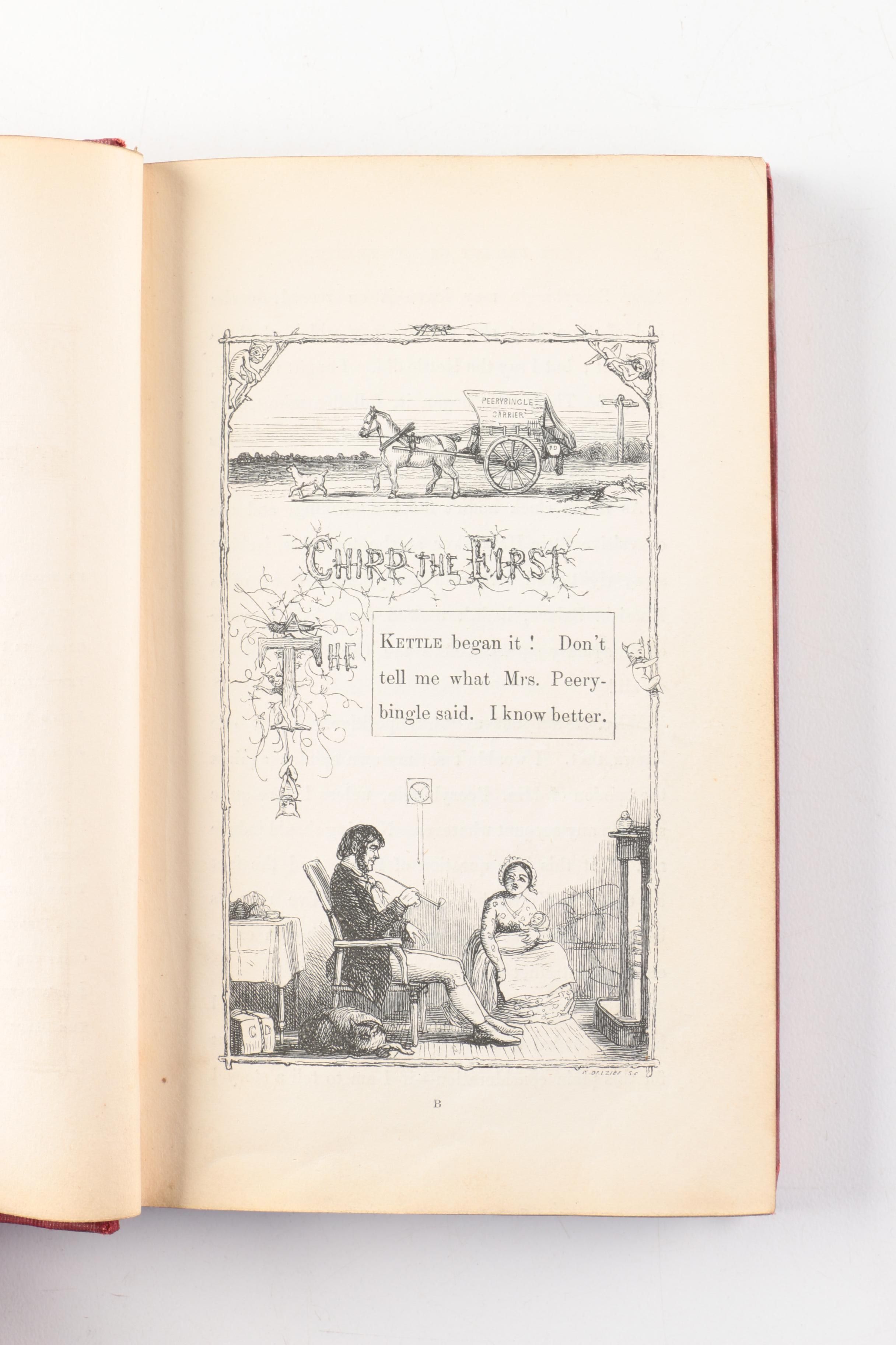 1846 First and Second Edition Charles Dickens Christmas Books