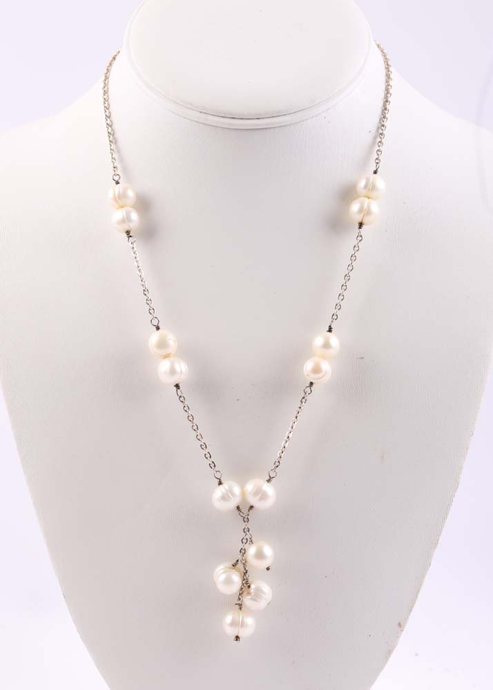 Sterling Silver Freshwater Pearl Necklace