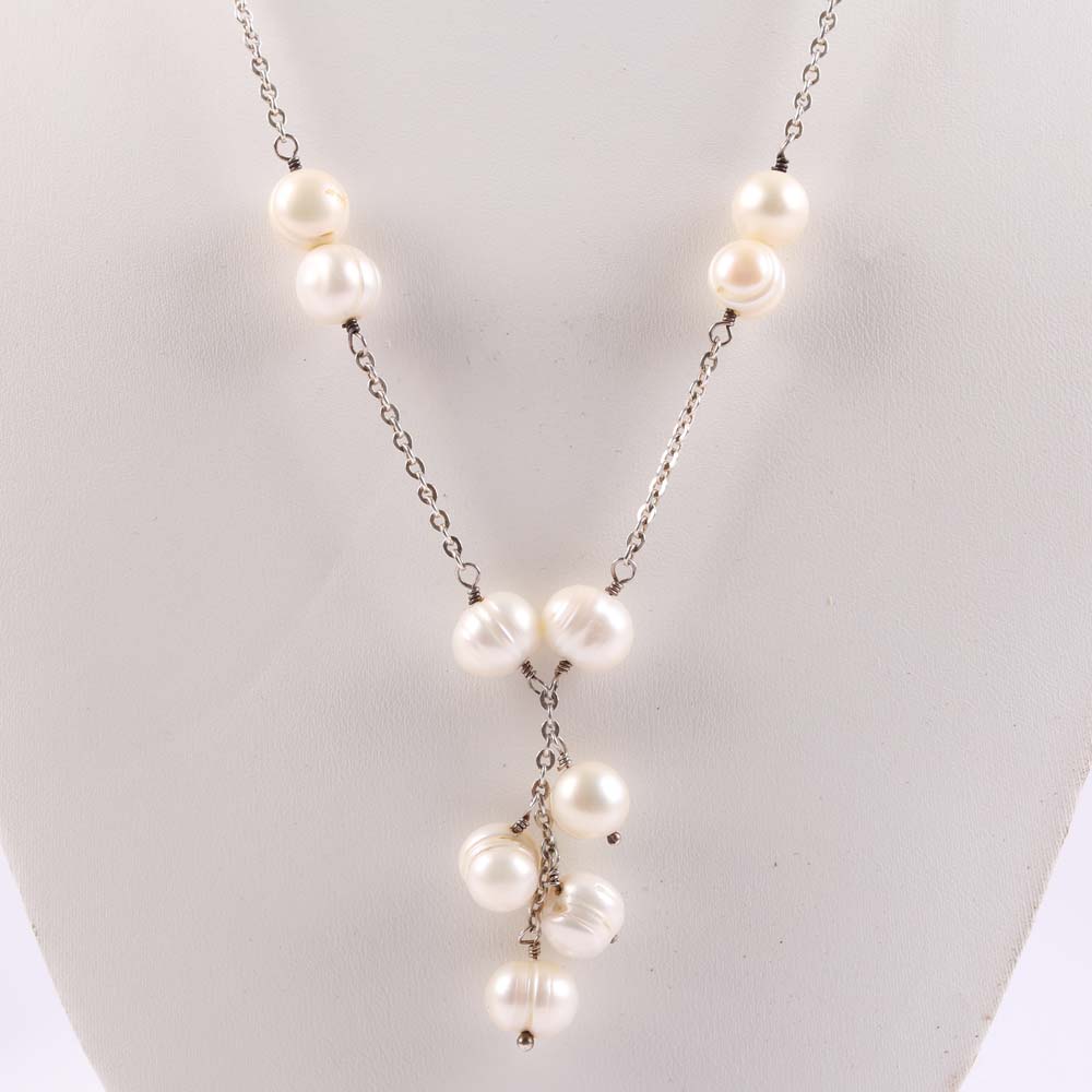 Sterling Silver Freshwater Pearl Necklace