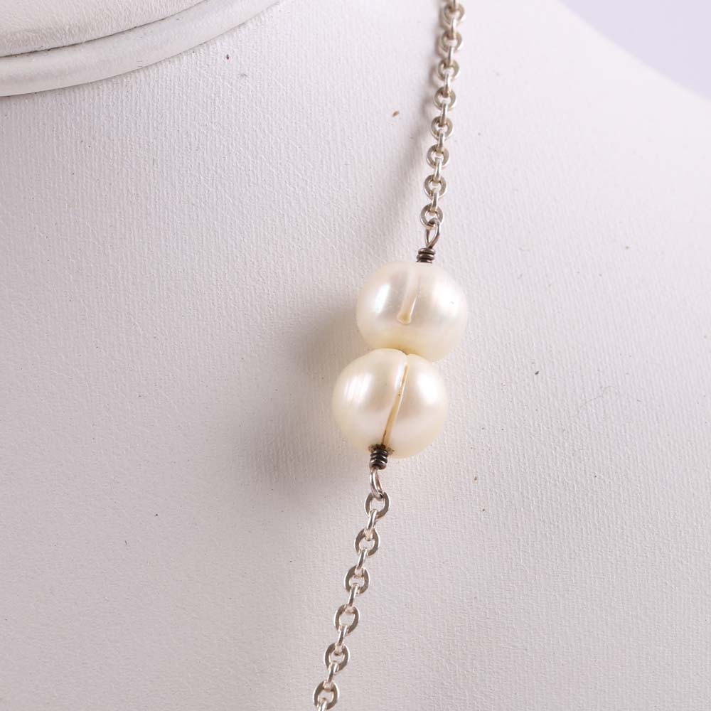 Sterling Silver Freshwater Pearl Necklace