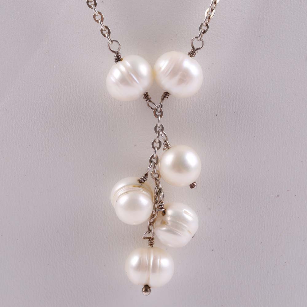 Sterling Silver Freshwater Pearl Necklace