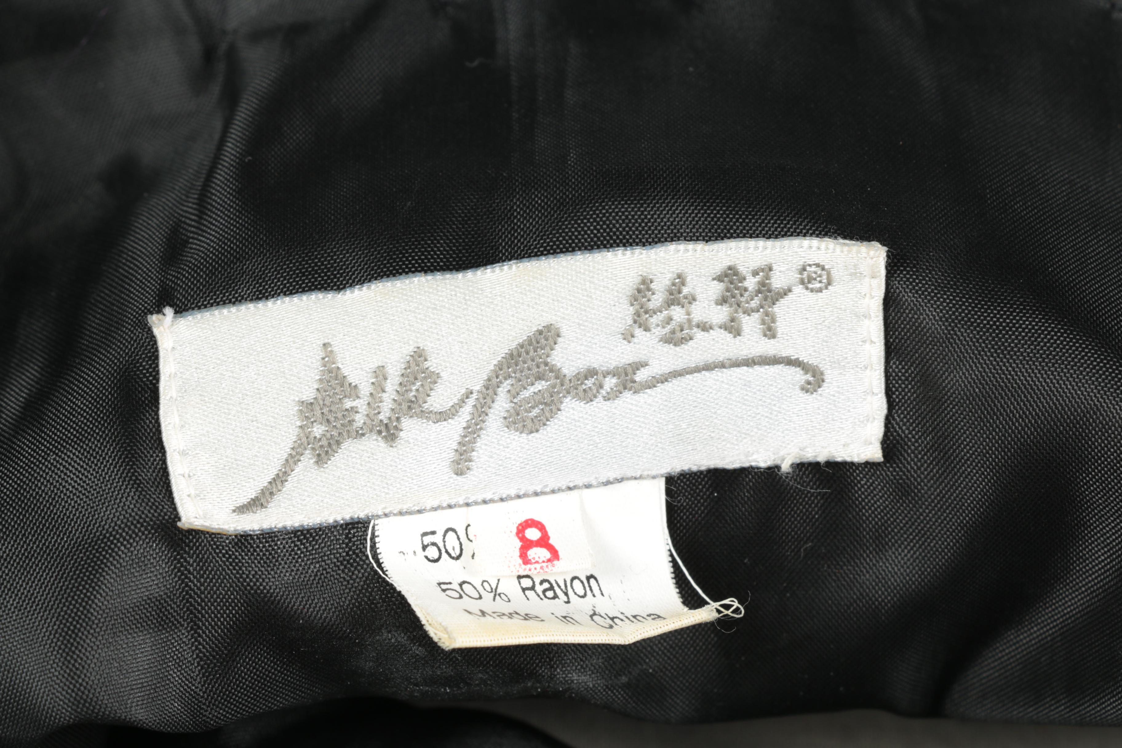 Silk Box Black Embroidered Jacket