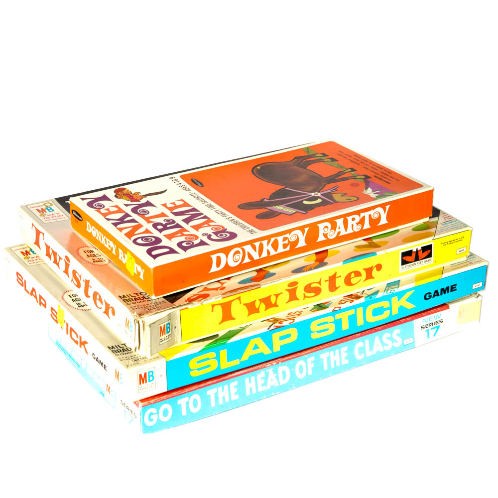 Assortment of Vintage Board Games