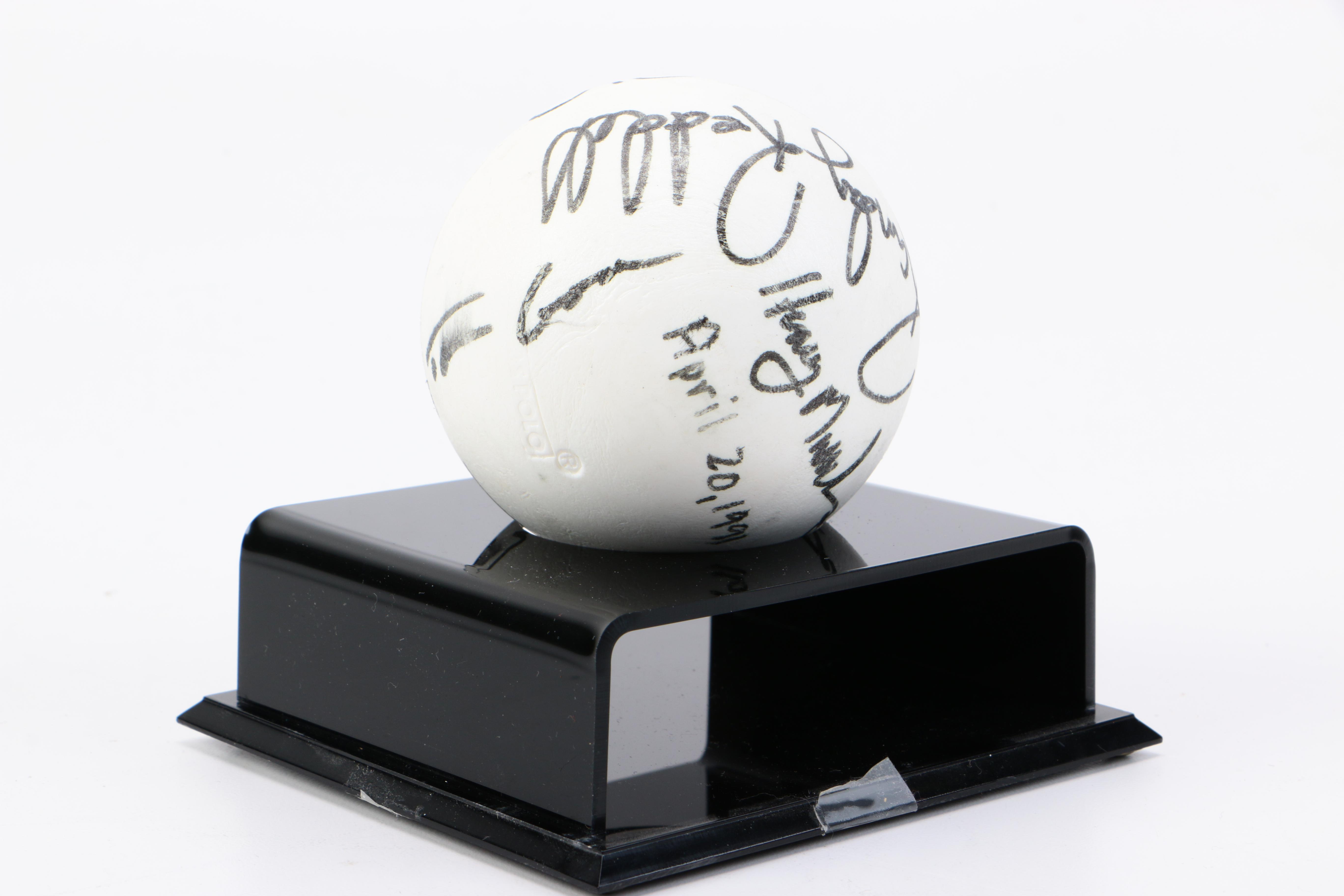 1991 Signed Polo Ball