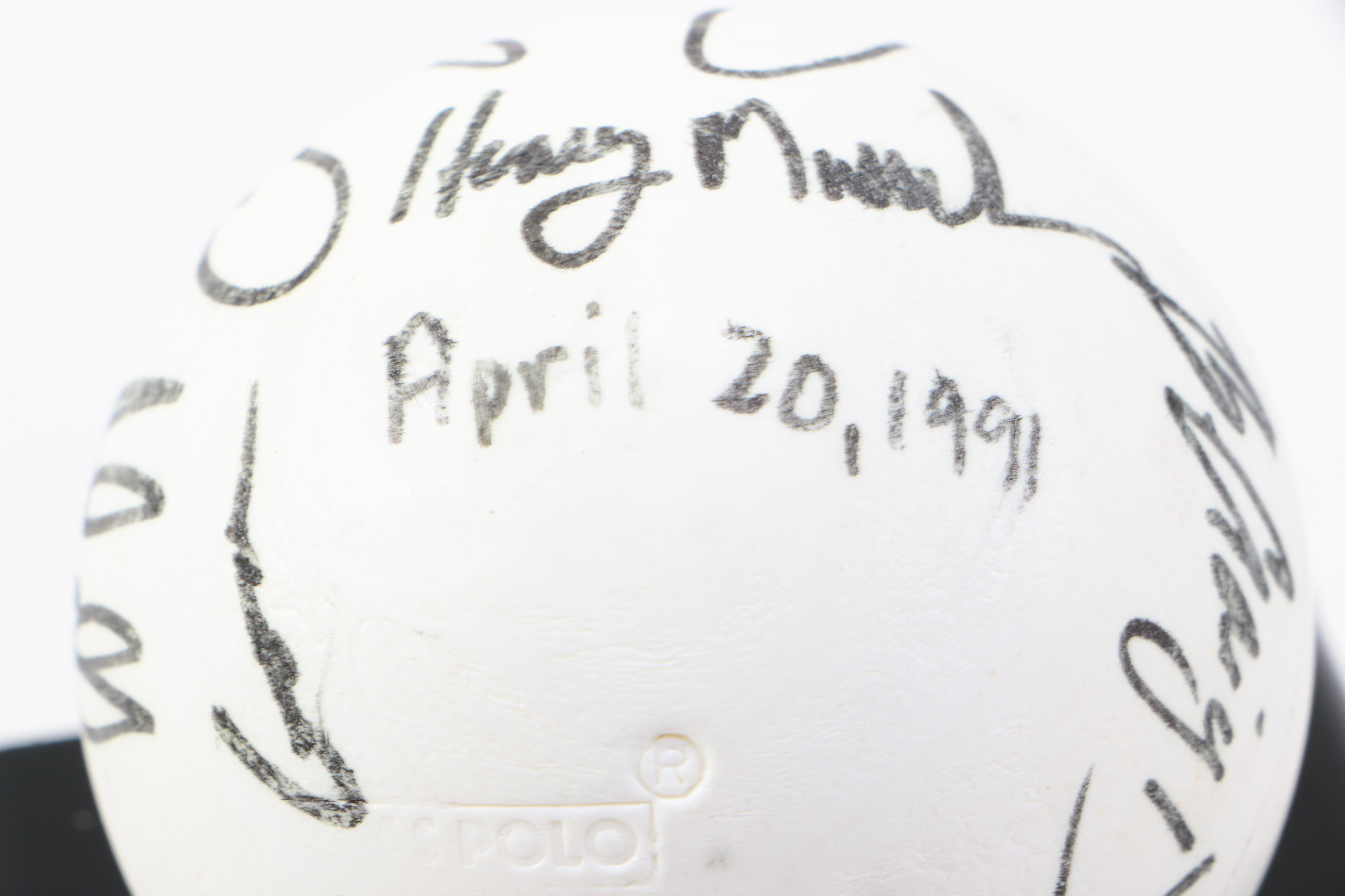 1991 Signed Polo Ball