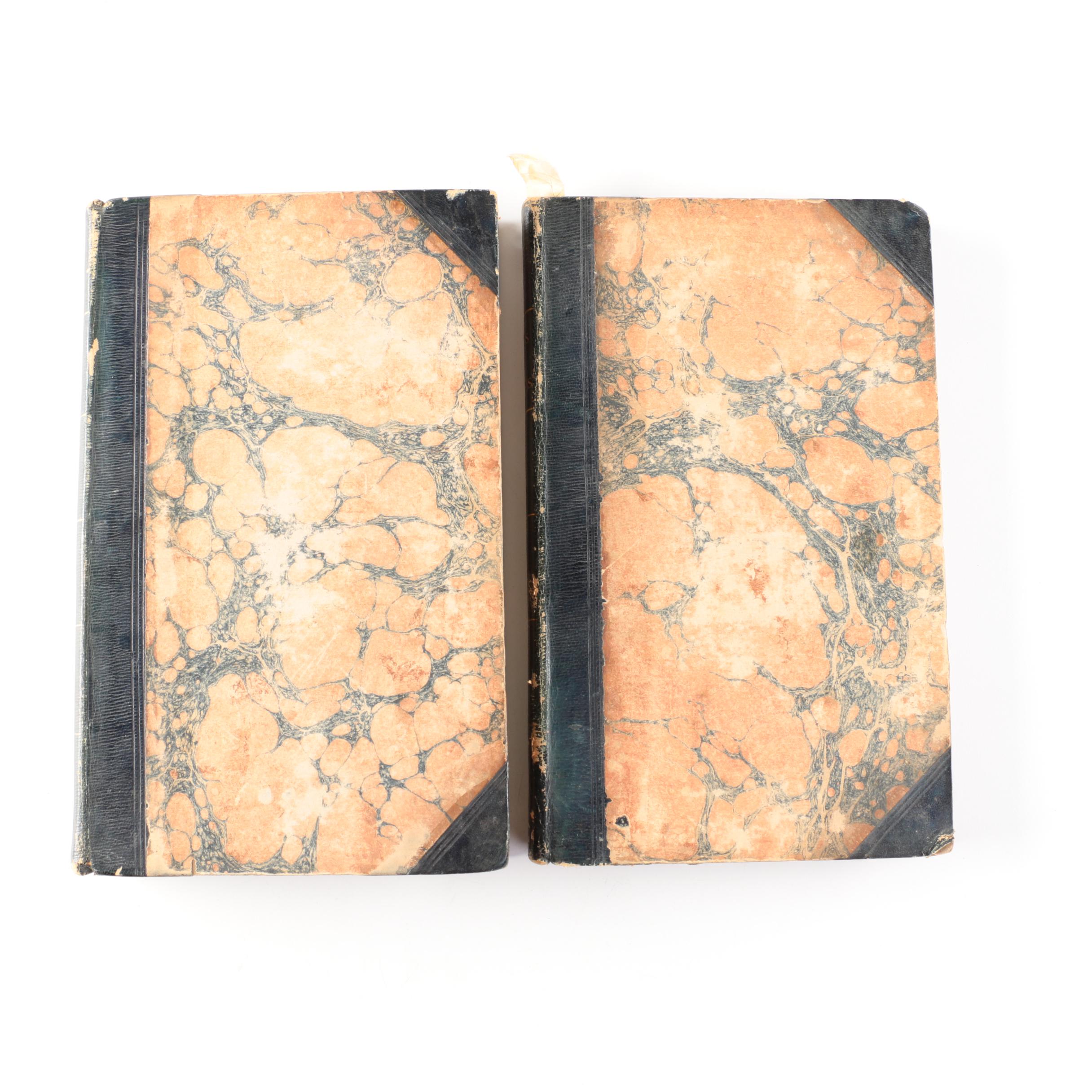 1810 "Fables by John Gay" in Two Volumes Including William Blake Illustrations