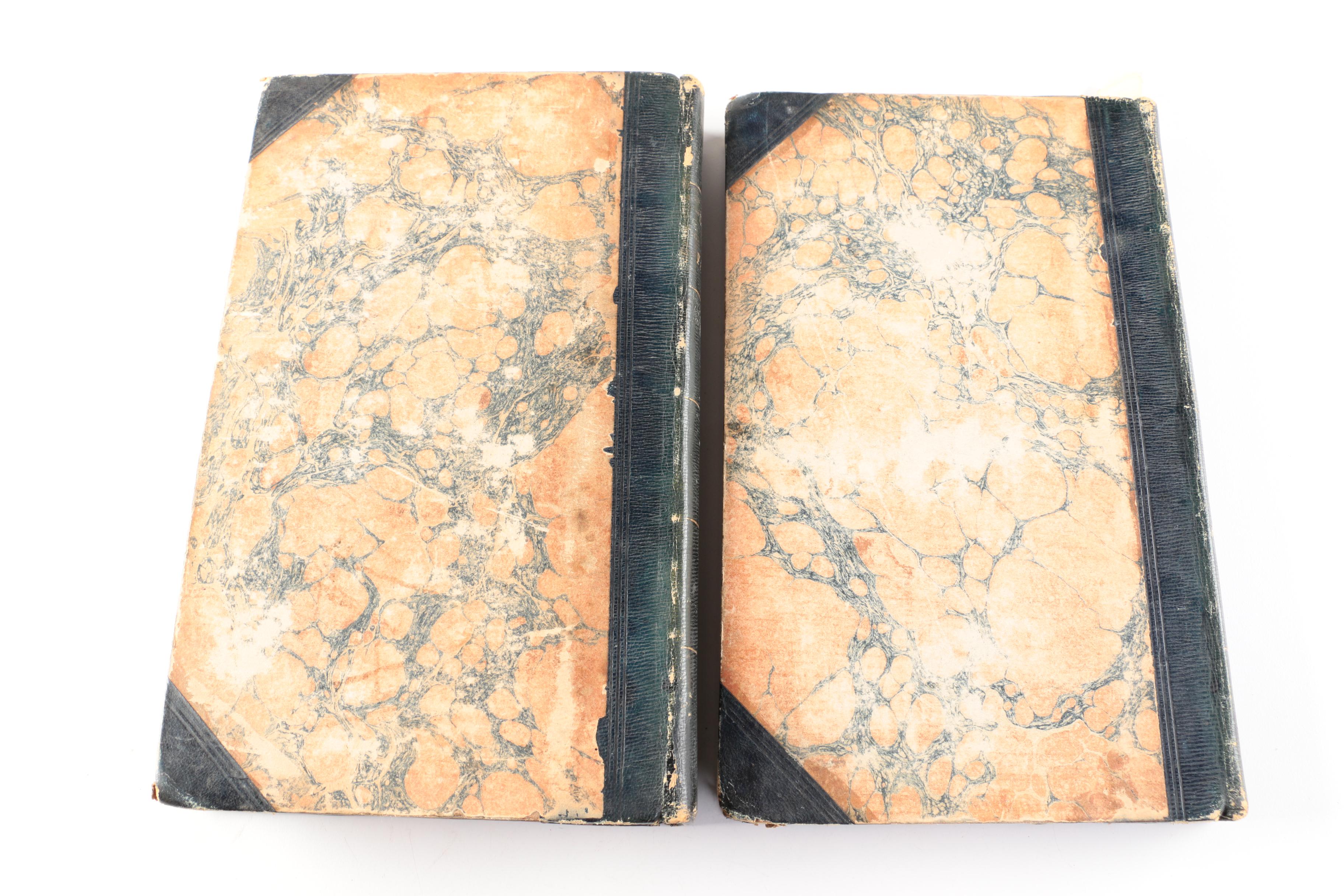 1810 "Fables by John Gay" in Two Volumes Including William Blake Illustrations