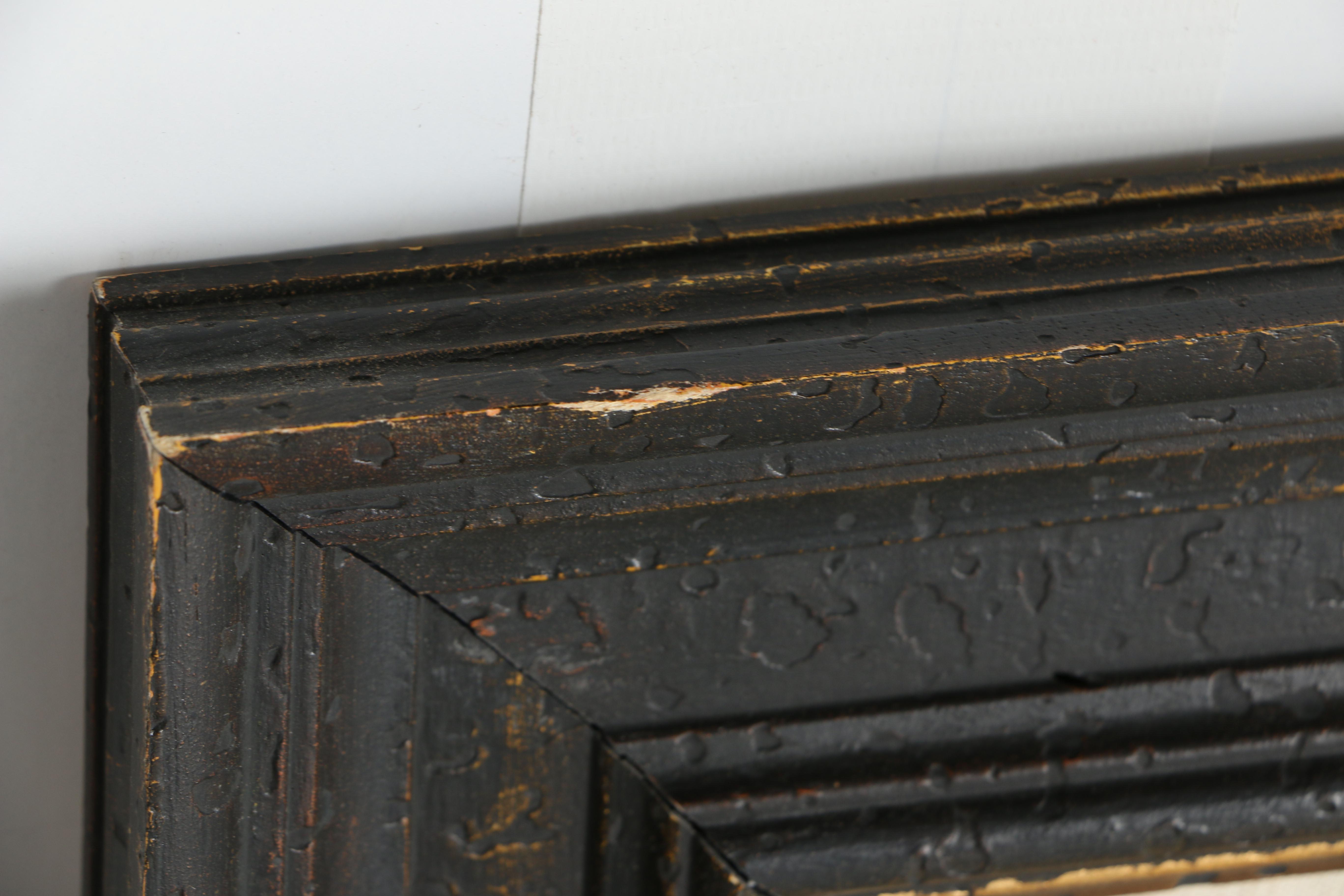 Offset Lithographic Print on Wooden Panel of a Landscape