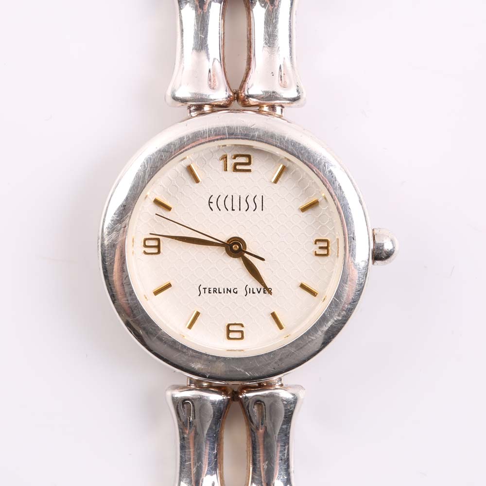 Sterling Silver Watch by Ecclissi