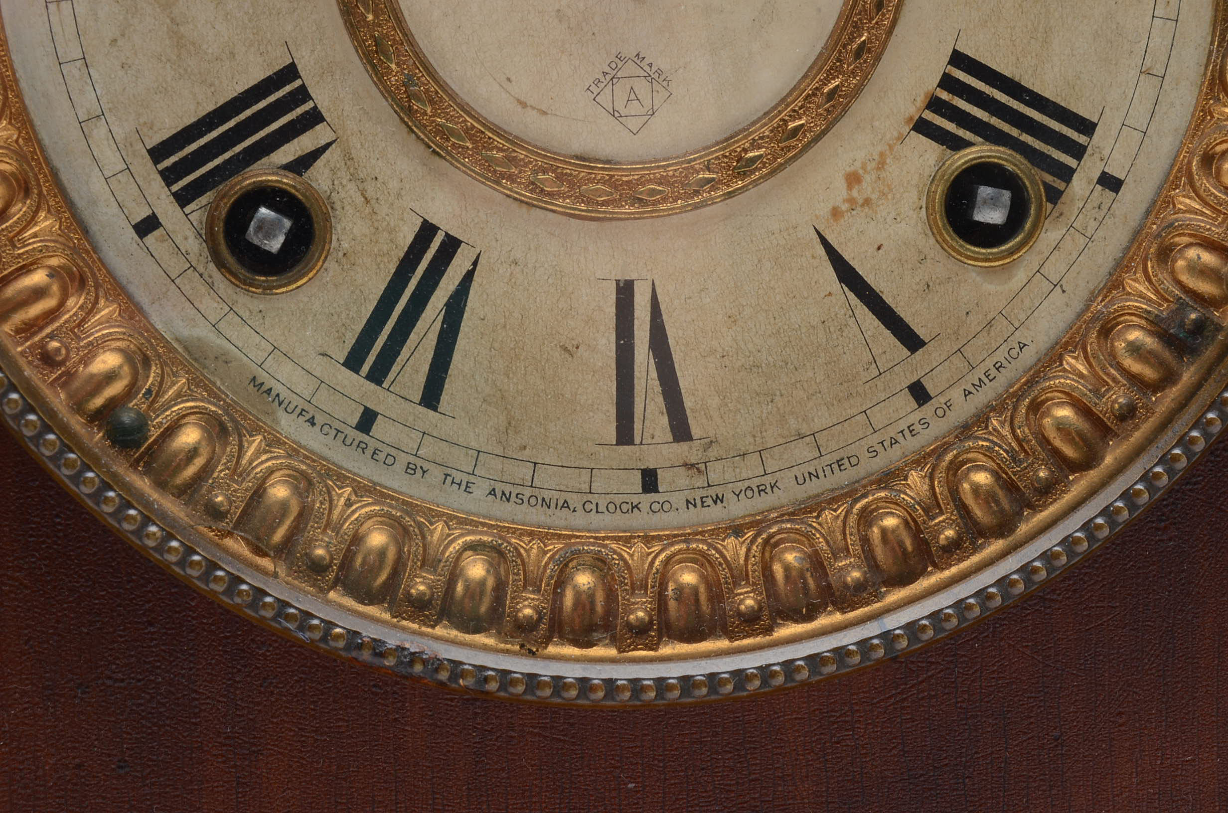 Ansonia Walnut Shelf Clock