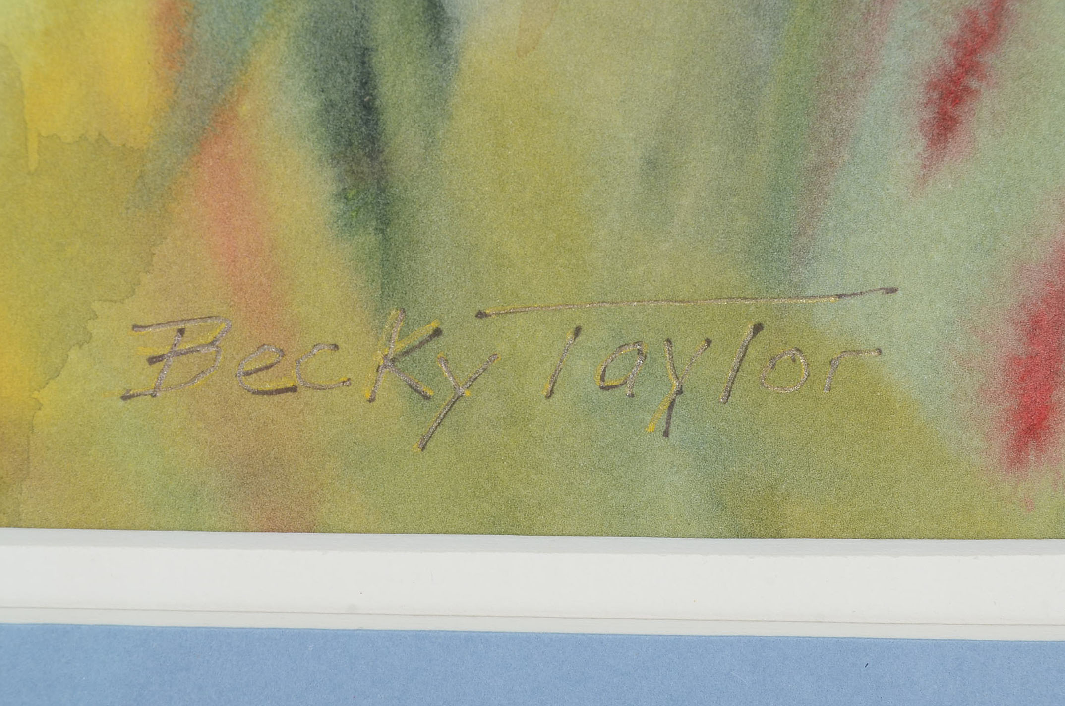 Becky Taylor Original Watercolor of Rooster