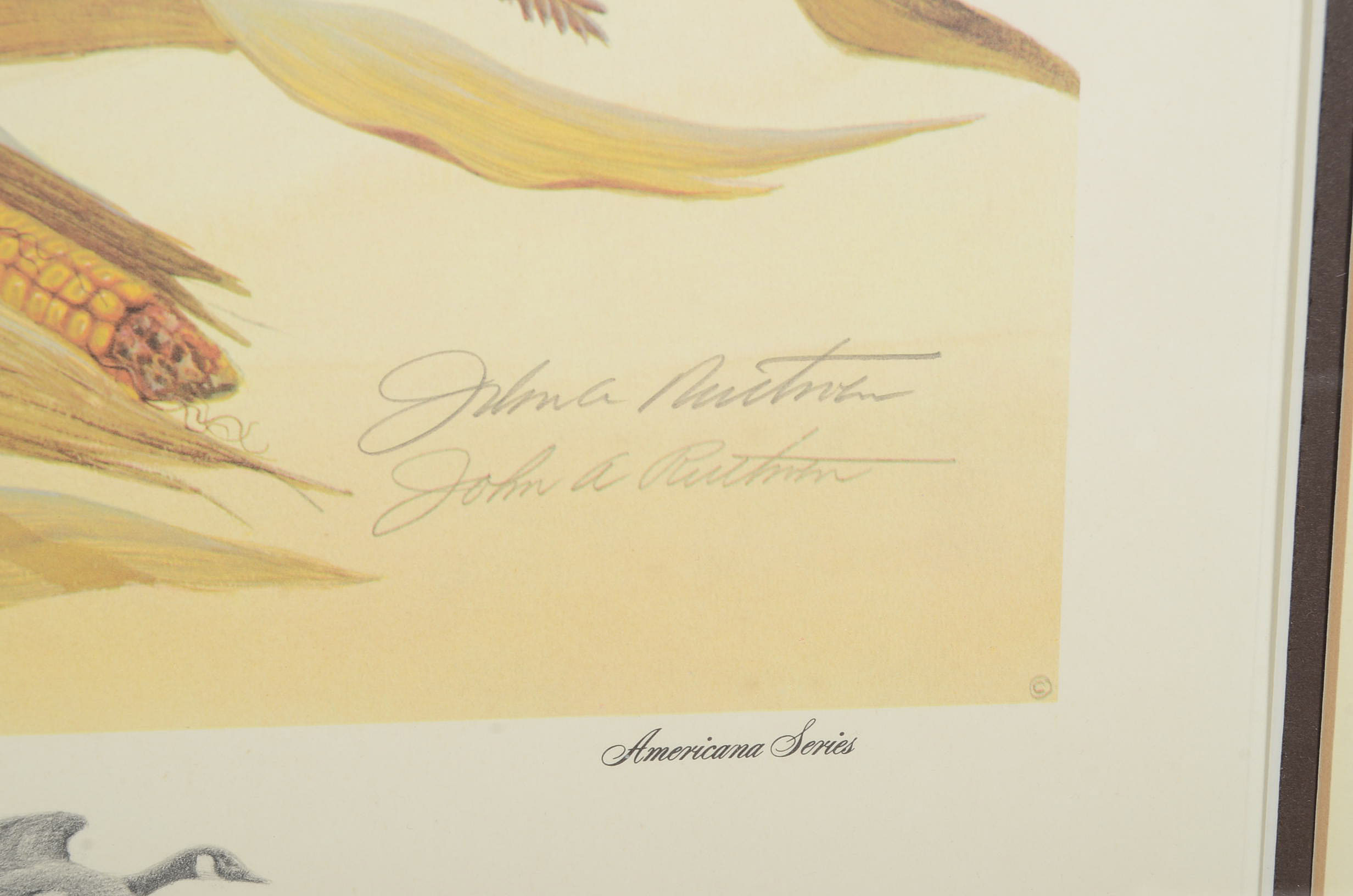 John Ruthven Limited Edition Offset Lithograph with Remarque "Canada Geese"
