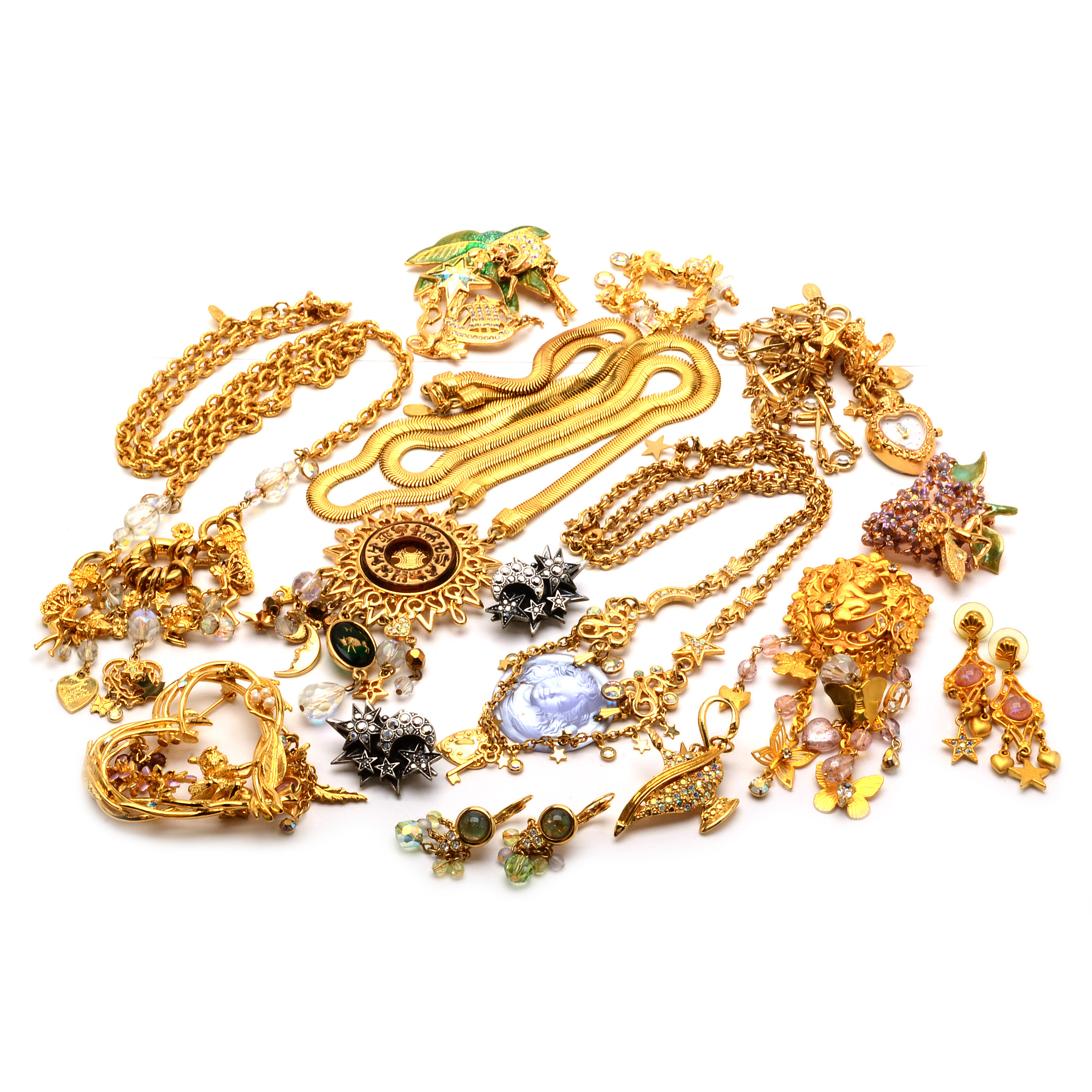 Group of Kirks Folly Costume Jewelry