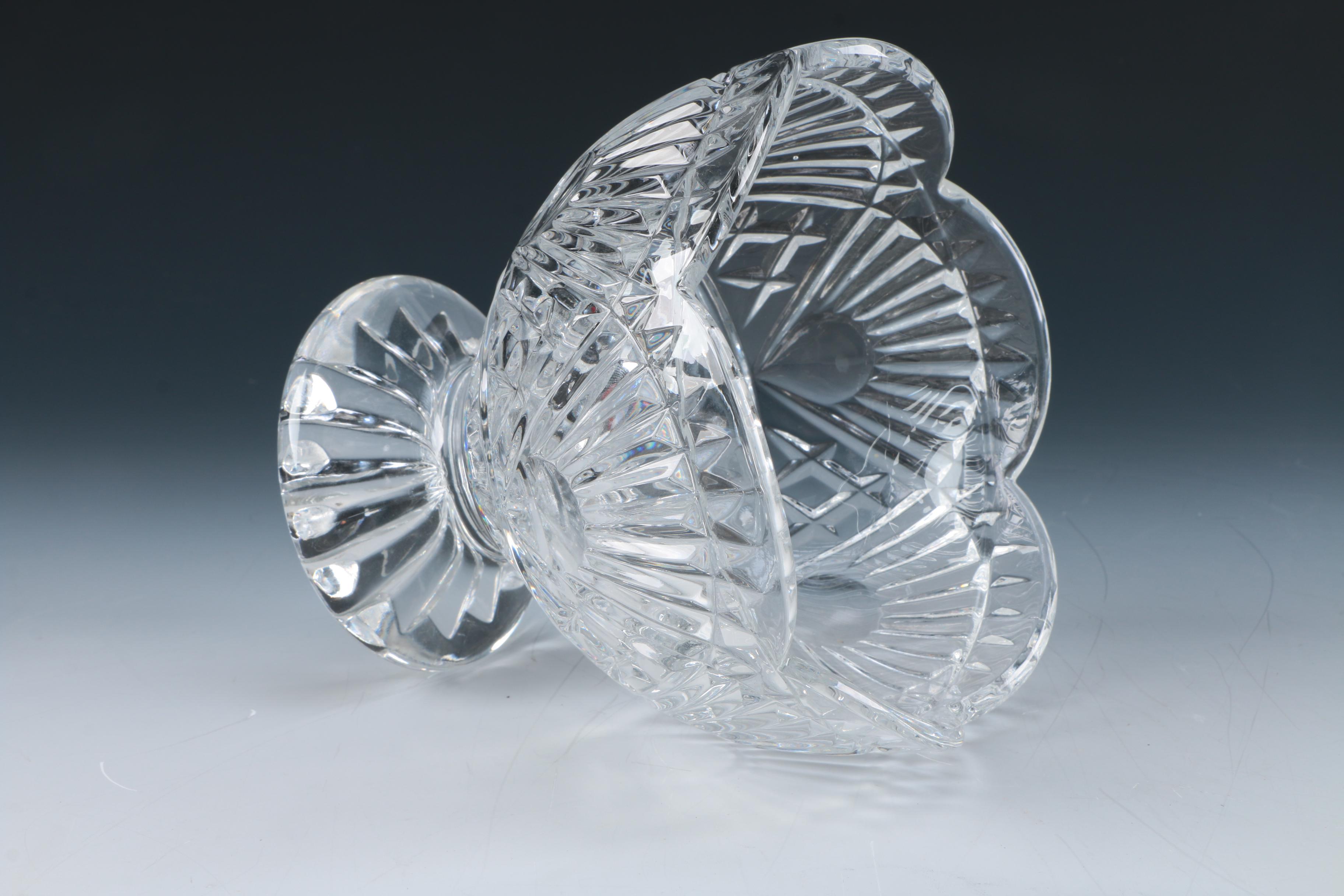 Selection of Cut Crystal Lidded Dishes