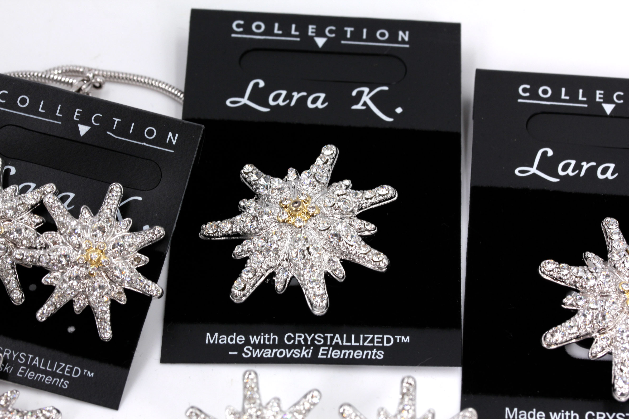Collection of Lara K Jewelry with Swarovski Elements